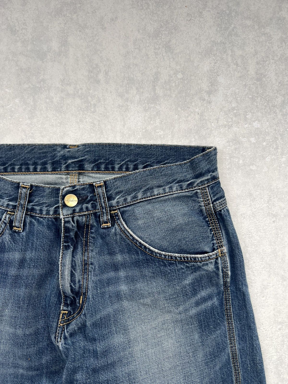 Carhartt 00’s CARHARTT VINTAGE SKILL PANT RARE Y2K DENIM JEANS Size US 30 / EU 46 - 8 Thumbnail