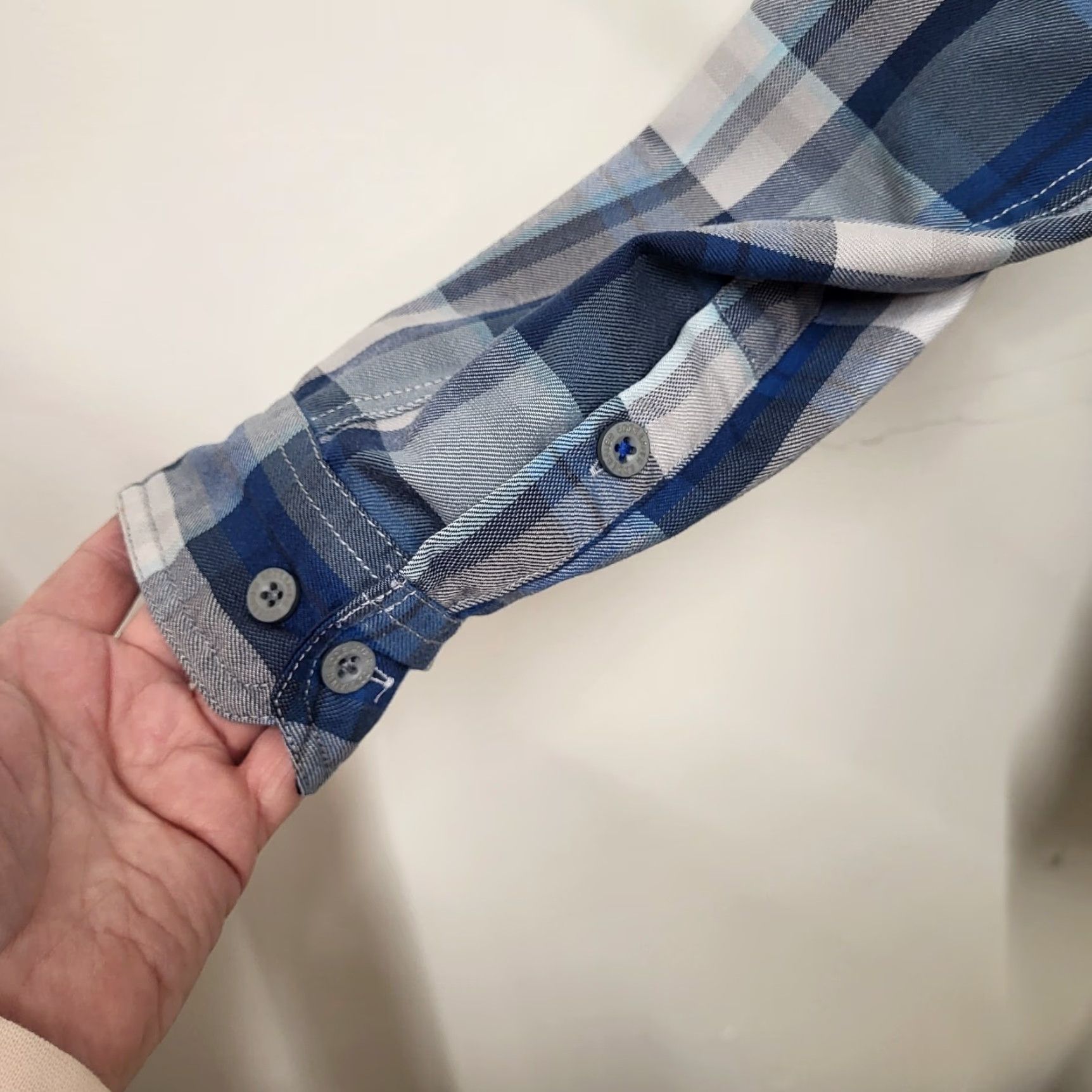 Eddie Bauer Eddie Bauer Travex Shirt Mens TM Blue Plaid Button Up Long Sleeve Casual M Blue Plaid Shirt Travex Eddie Bauer Mens TM Button-Up Long Sleeve Casual Size US M / EU 48-50 / 2 - 7 Thumbnail