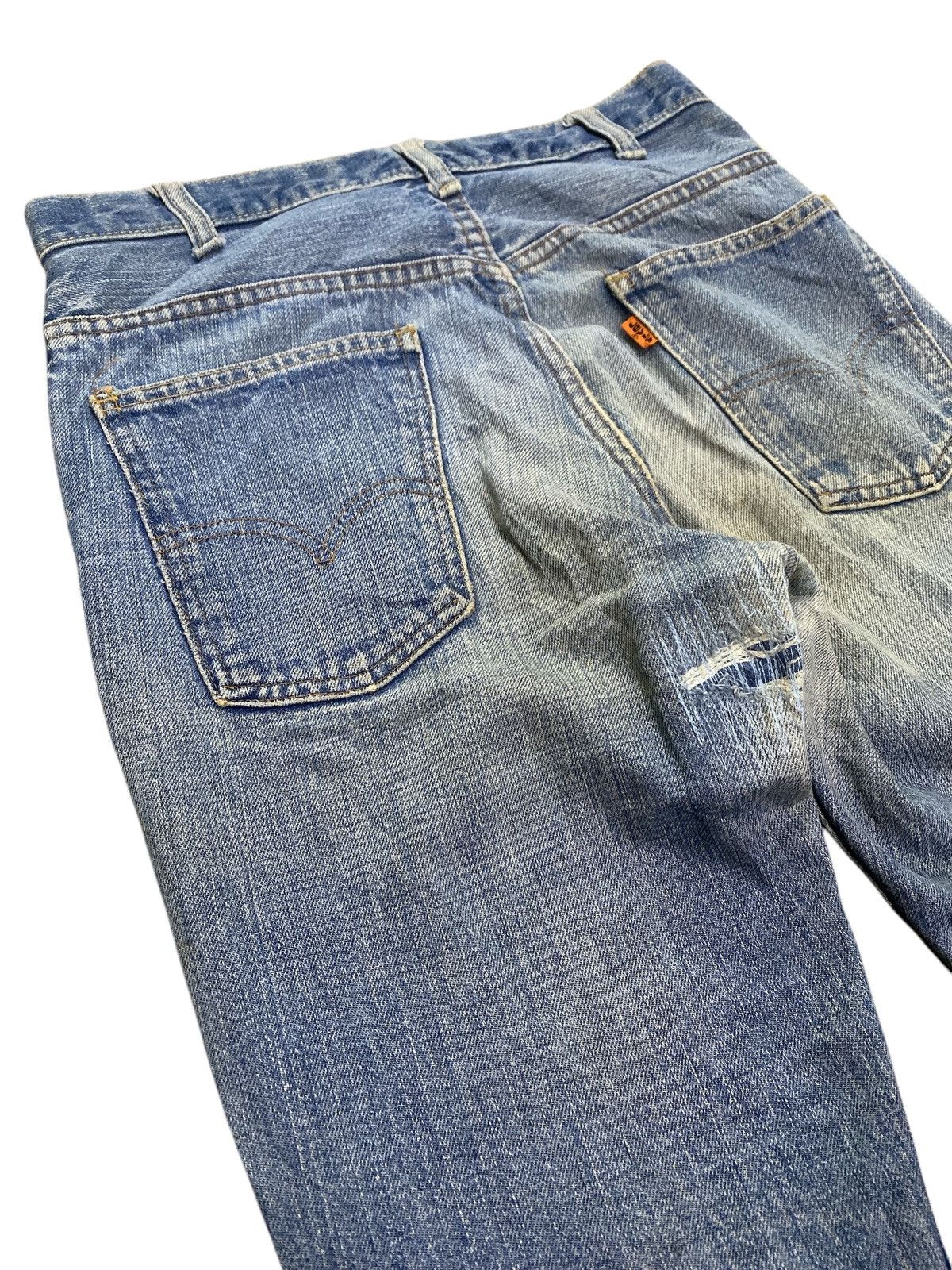 Levi's × Levi's Vintage Clothing × Vintage Flared💥Vintage 70s Levi’s Orange Tab Bell Bottom Jeans Size US 30 / EU 46 - 11 Thumbnail