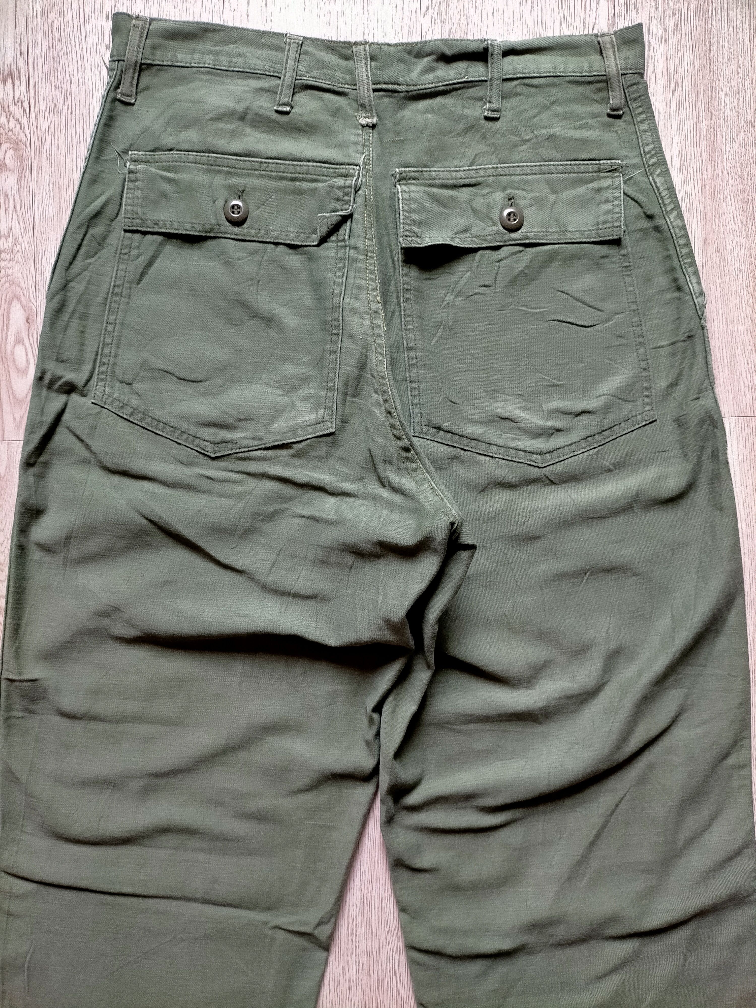 Army Of Me Vintage 60s Us Military OG 107 trouser pants Size US 32 / EU 48 - 10 Thumbnail