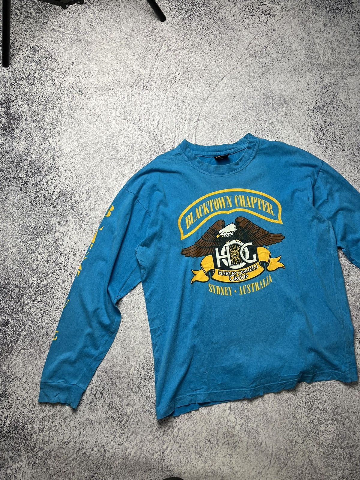 Harley Davidson × Vintage Vintage Harley Davidson Long Sleeve Blacktown 2004 Y2K Size US L / EU 52-54 / 3 - 12 Thumbnail