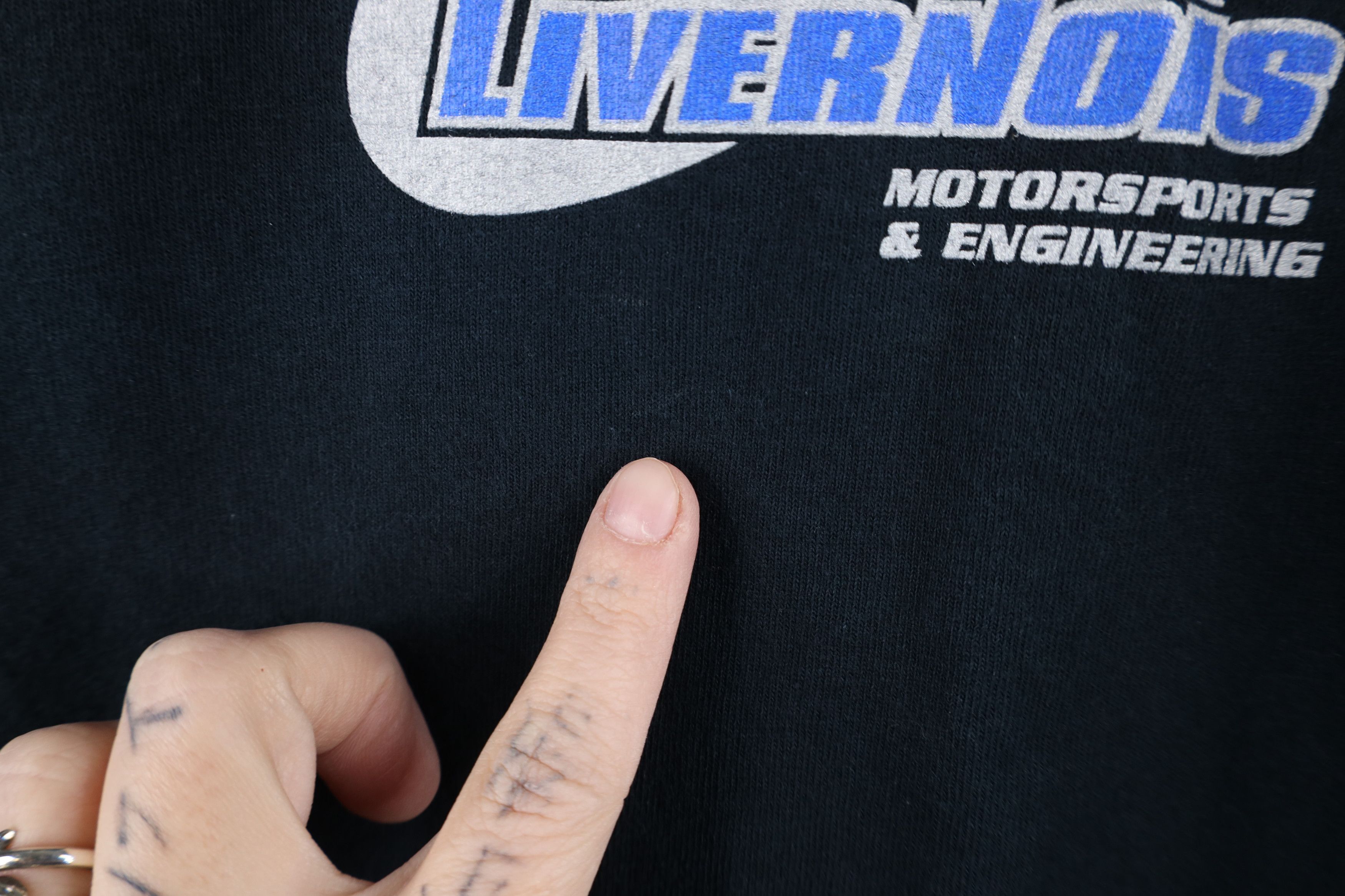 Vintage Vintage Y2K Livernois Motorsports Engineering Race T-Shirt Size US L / EU 52-54 / 3 - 6 Thumbnail