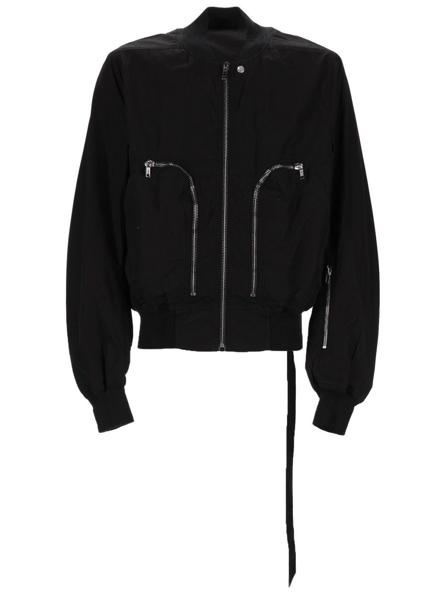 Rick Owens Drkshdw RICK OWENS DRKSHDW GIACCA BOMBER "BAUHAUS FLIGHT" - BLACK Size US M / EU 48-50 / 2 - 1 Thumbnail