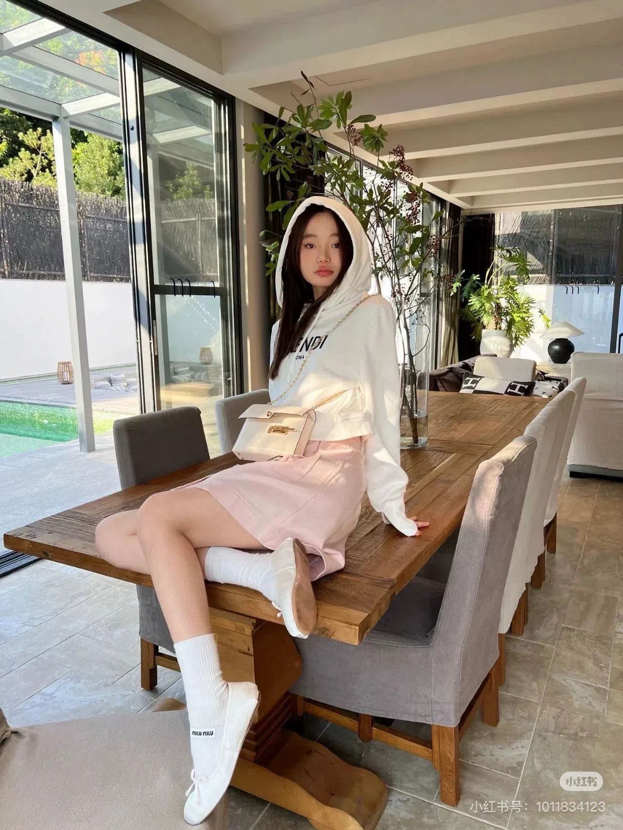 Fendi Fendi Classic Logo White Hoodie. Size S / US 4 / IT 40 - 5 Thumbnail