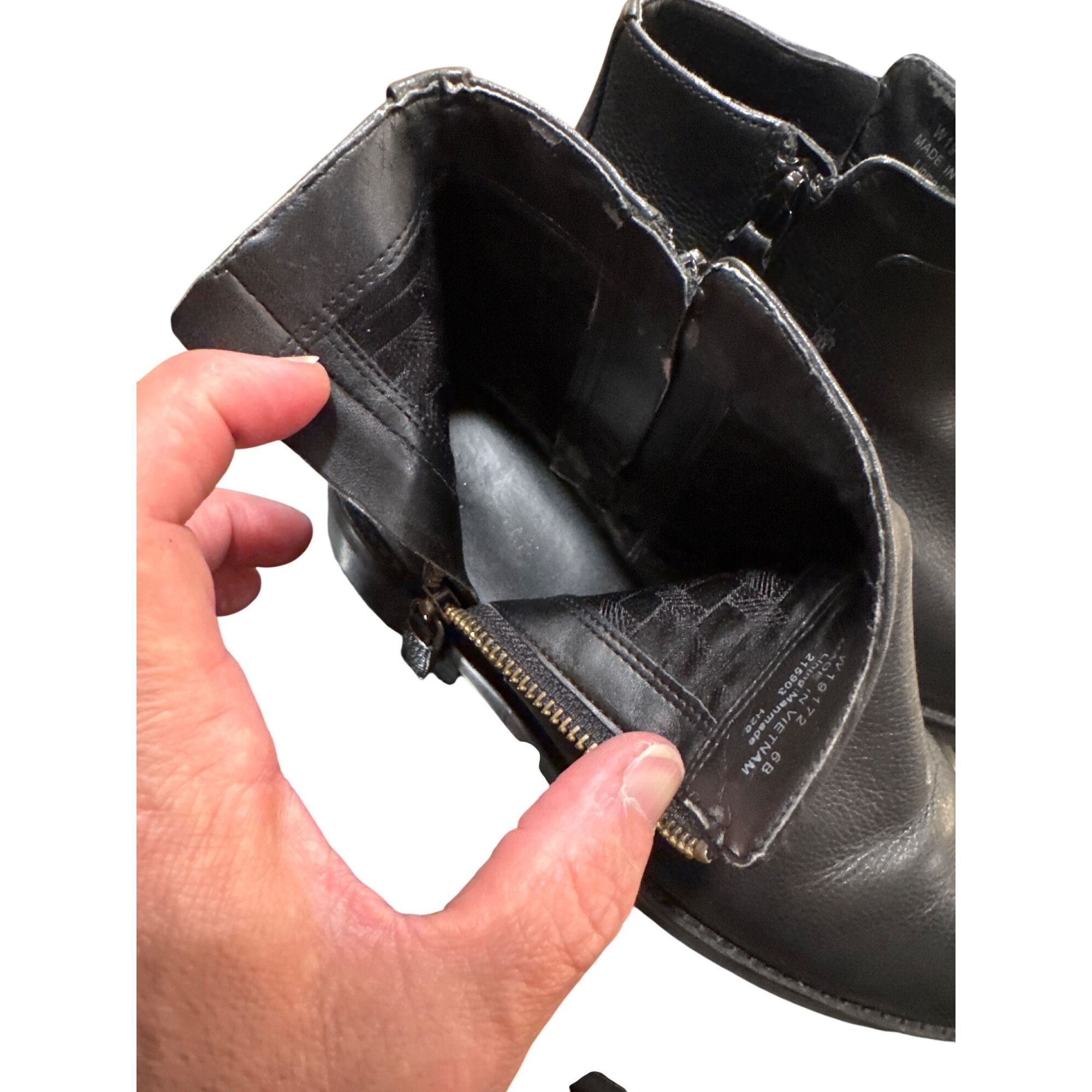 Cole Haan Cole Haan Grand Rene wms black leather ankle boots booties s Size US 6 / IT 36 - 19 Thumbnail