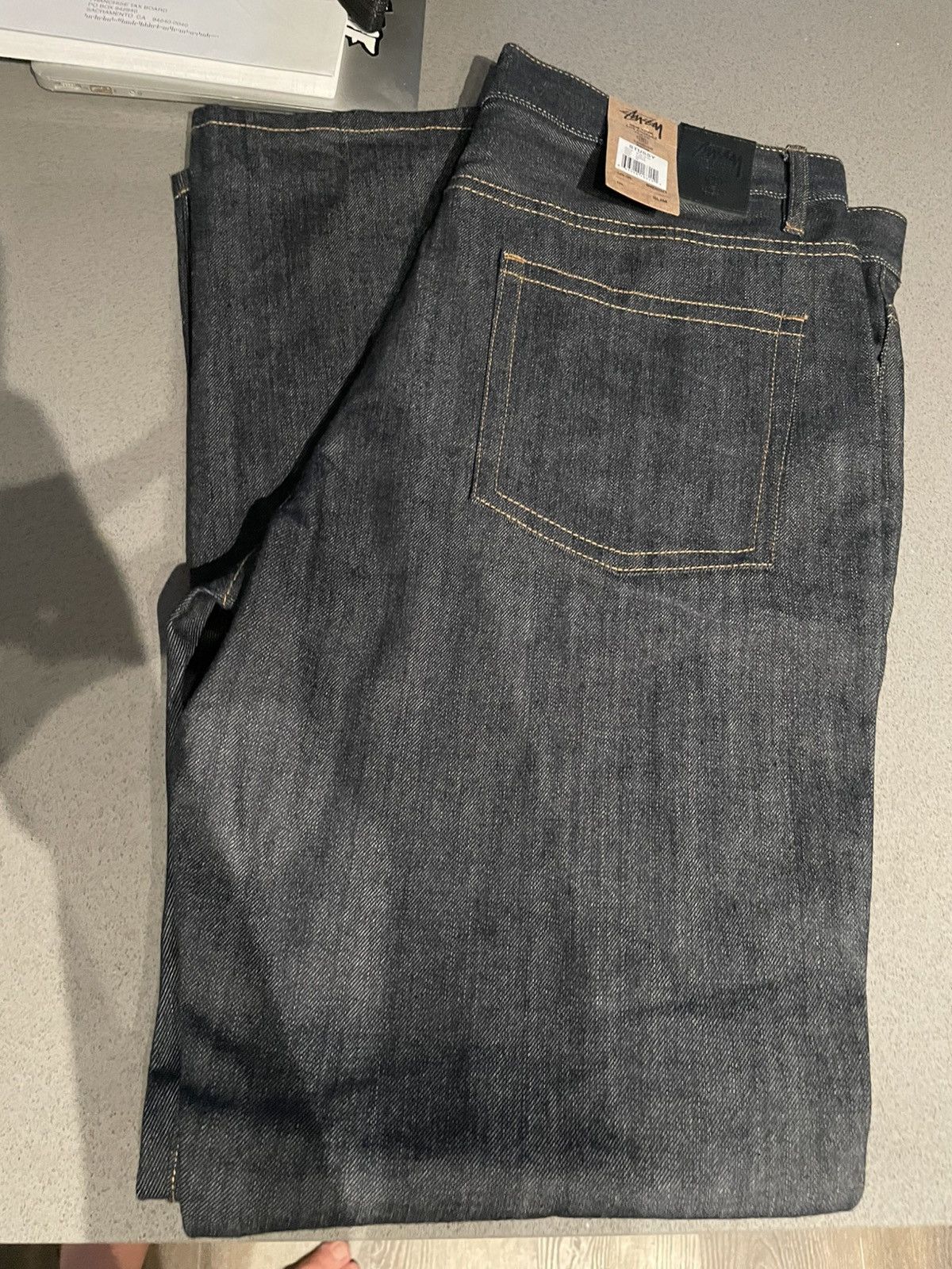 Stussy Brand New Stussy Slim Fit Rigid Denim Pant size 36 Size US 36 / EU 52 - 3 Thumbnail