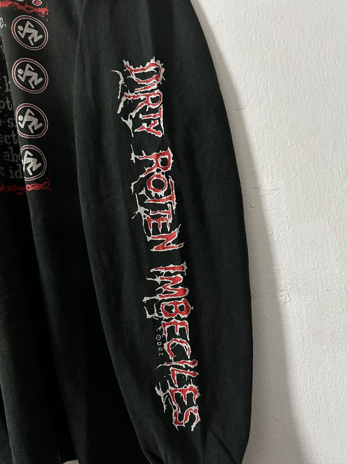 Band Tees Vintage DRI Longsleeve trash band metal punk rock Size US XL / EU 56 / 4 - 3 Thumbnail