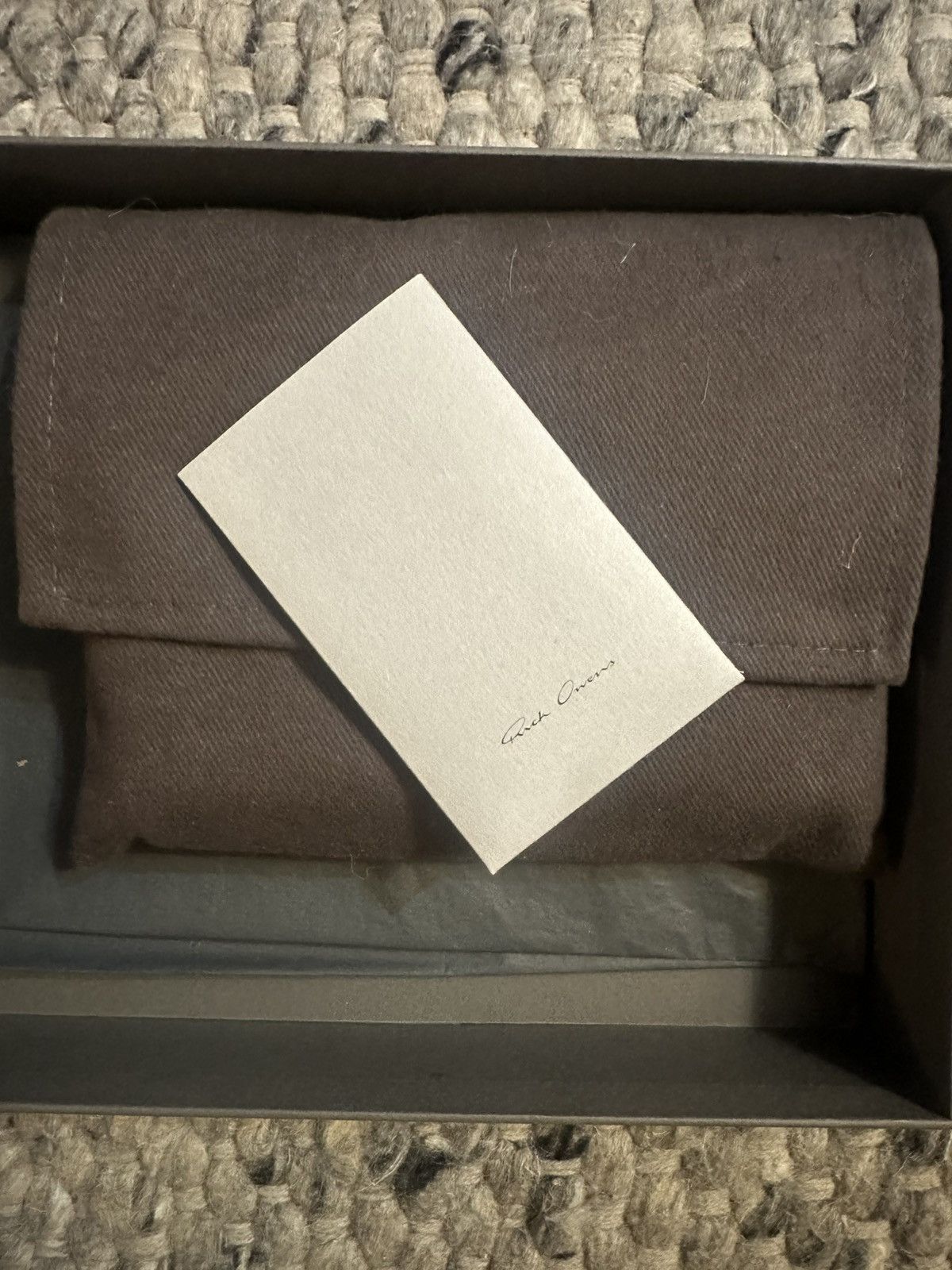 Rick Owens Rick Owen Leather Pouch Size ONE SIZE - 3 Thumbnail