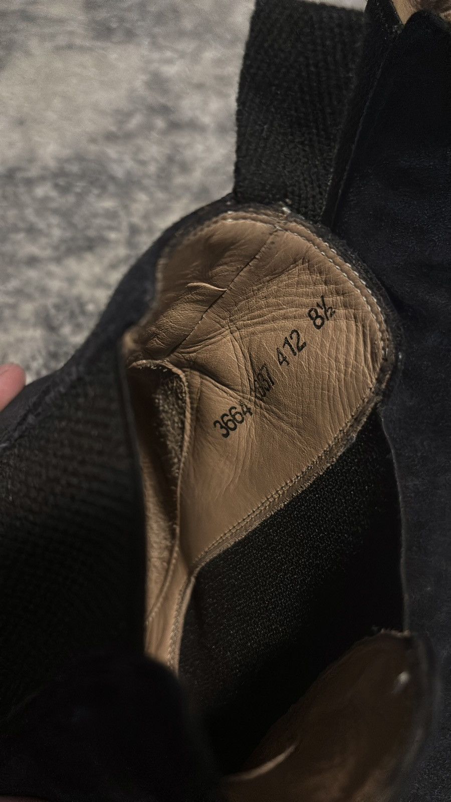 A.S.98 John Varvatos Navy Blue Suede Chelsea Boots Size US 8.5 / EU 41-42 - 3 Thumbnail