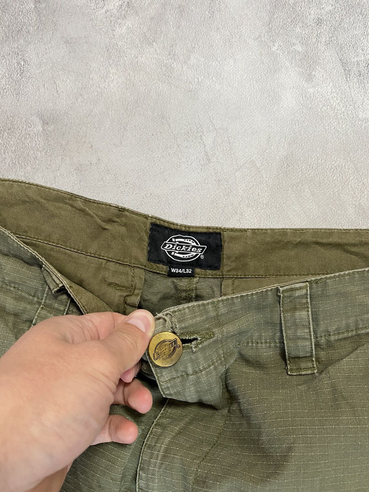 Dickies × Vintage 🪯 Vintage Cargo Pants Dickies Workwear Size US 33 - 7 Thumbnail