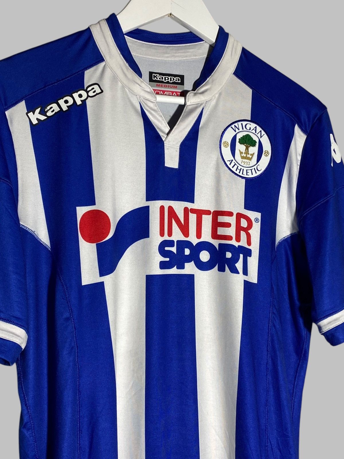 Kappa Kappa Wigan Athletic 2015/16 Home Football Shirt Size US M / EU 48-50 / 2 - 3 Thumbnail