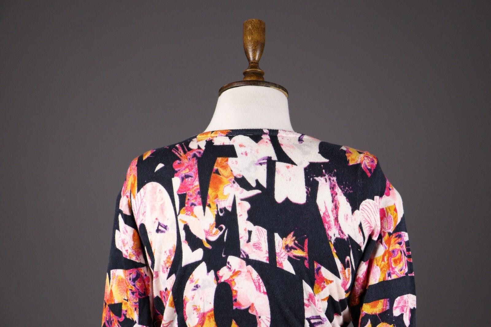 Pink Floyd Pinko Tag Anemone Cardigan Cottone Stampato Sweater Size S Size S / US 4 / IT 40 - 6 Thumbnail