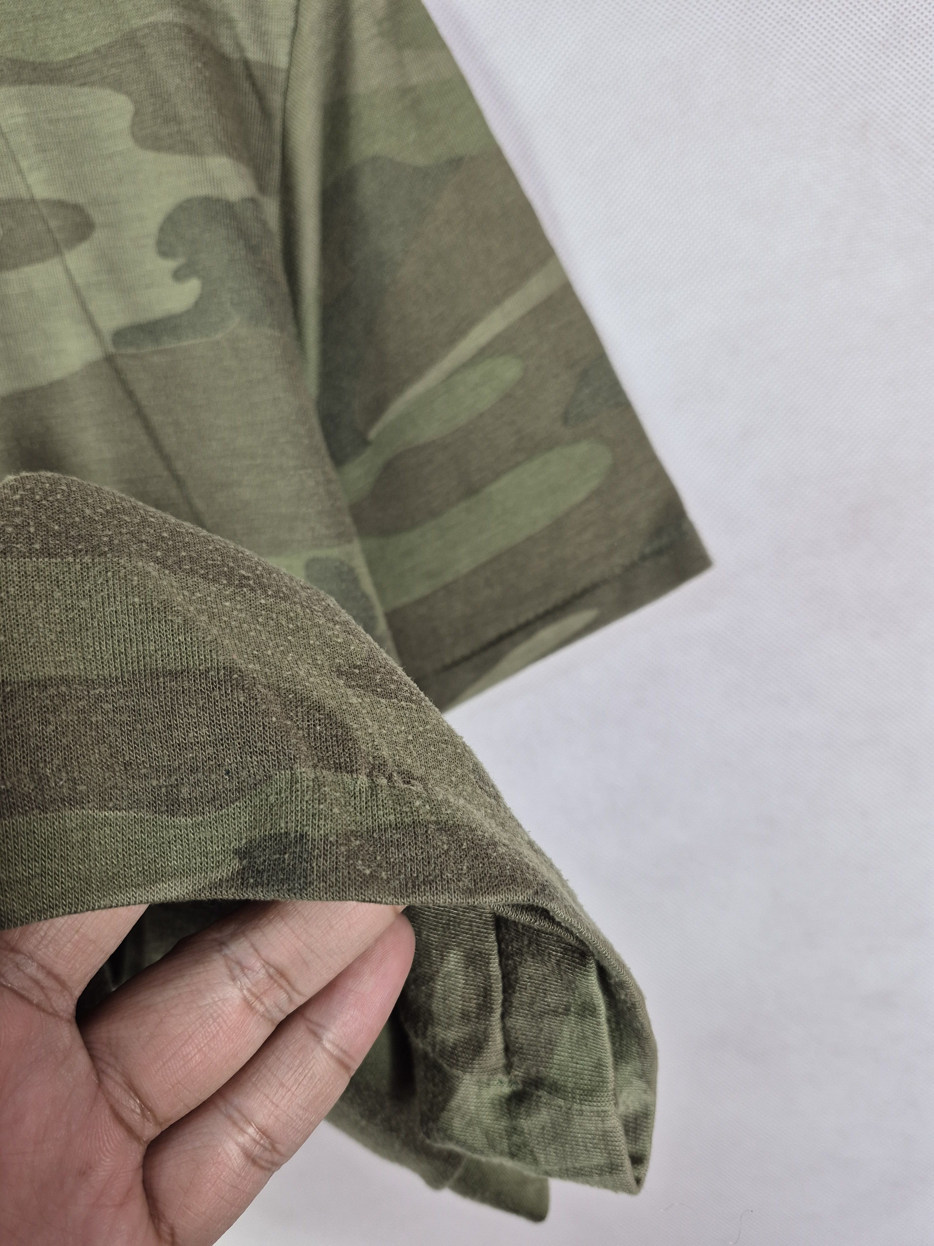Vintage 🔥 Vintage 90s Army Camo Paper Thin Tee Size US M / EU 48-50 / 2 - 5 Thumbnail