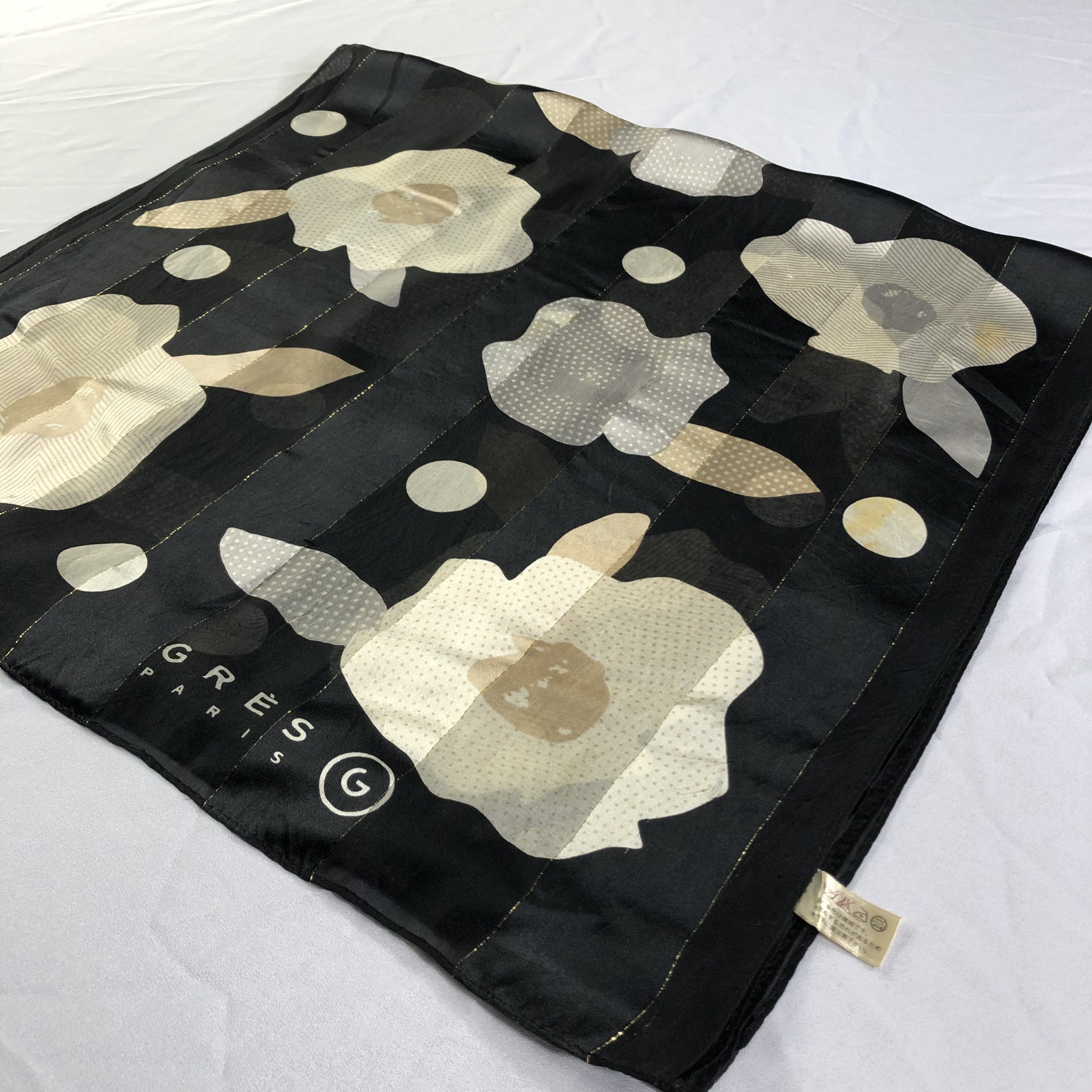 Vintage Vintage Gres Silk Scarf Size ONE SIZE - 3 Thumbnail