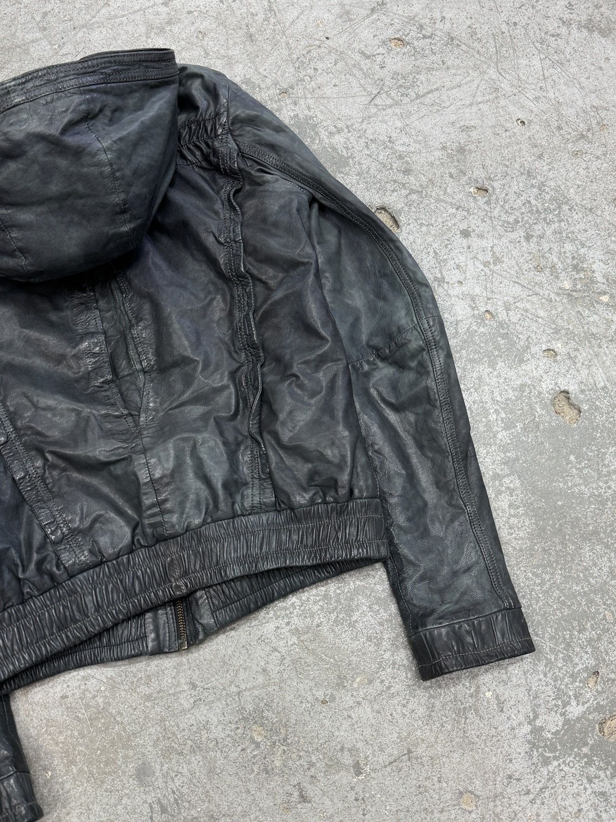 Japanese Brand Vintage Real Leather Avant Garde y2k Jacket Size M / US 6-8 / IT 42-44 - 13 Thumbnail
