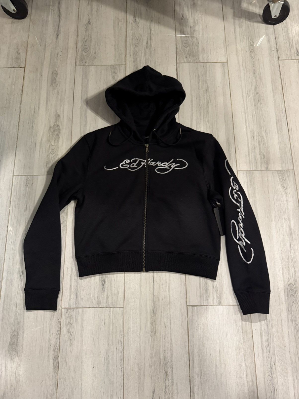 Ed Hardy Ed Hardy True Till Death Cropped Jacket Size M / US 6-8 / IT 42-44 - 1 Thumbnail