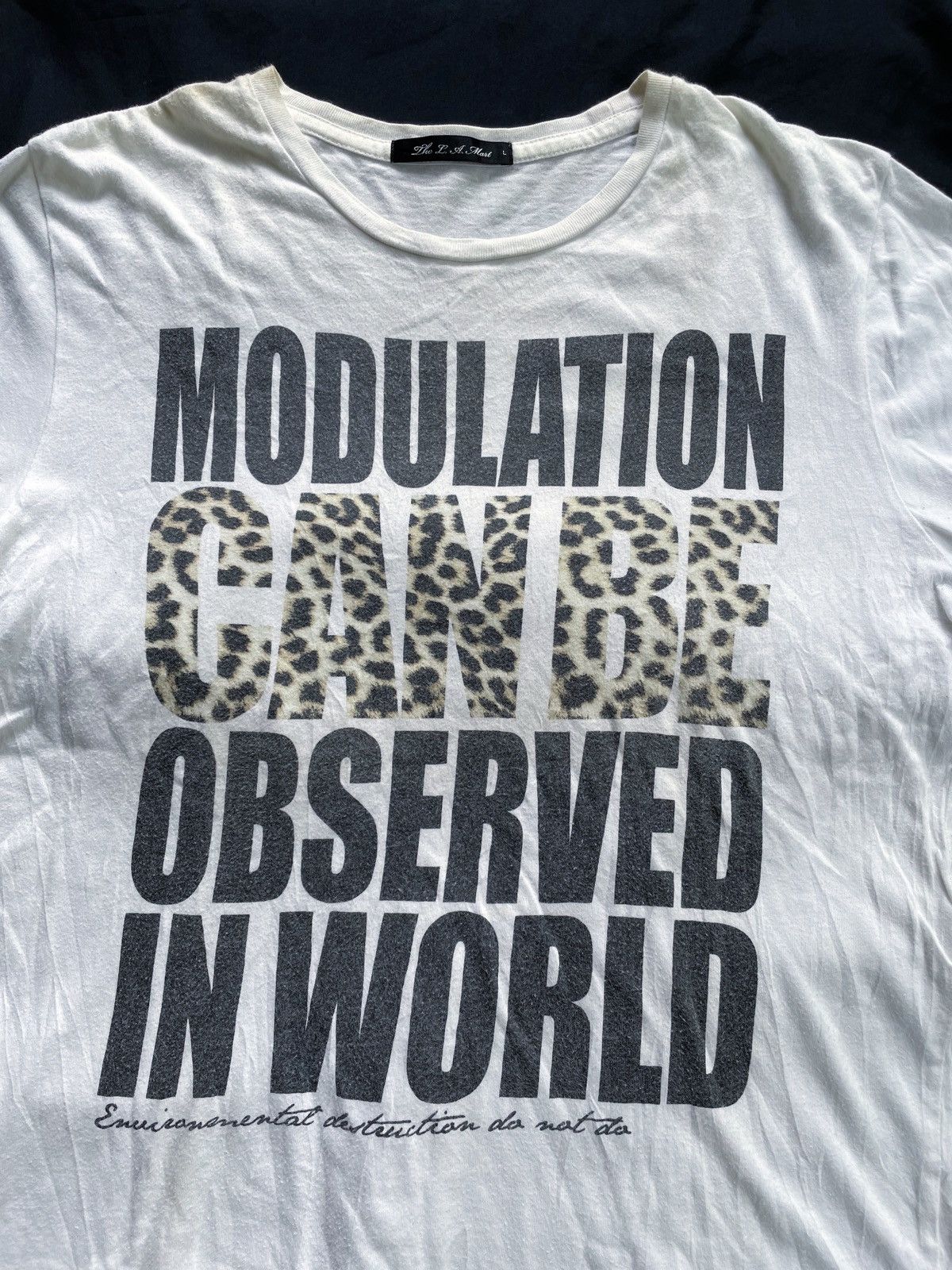 Hysteric Glamour MODULATION CAN BE OBSERVED IN WORLD LEOPARD DESIGN TEE Size US L / EU 52-54 / 3 - 2 Thumbnail