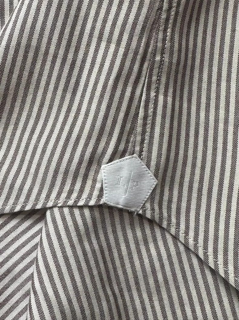 Loro Piana LORO PIANA Brown striped silk shirt Size US XS / EU 42 / 0 - 3 Thumbnail