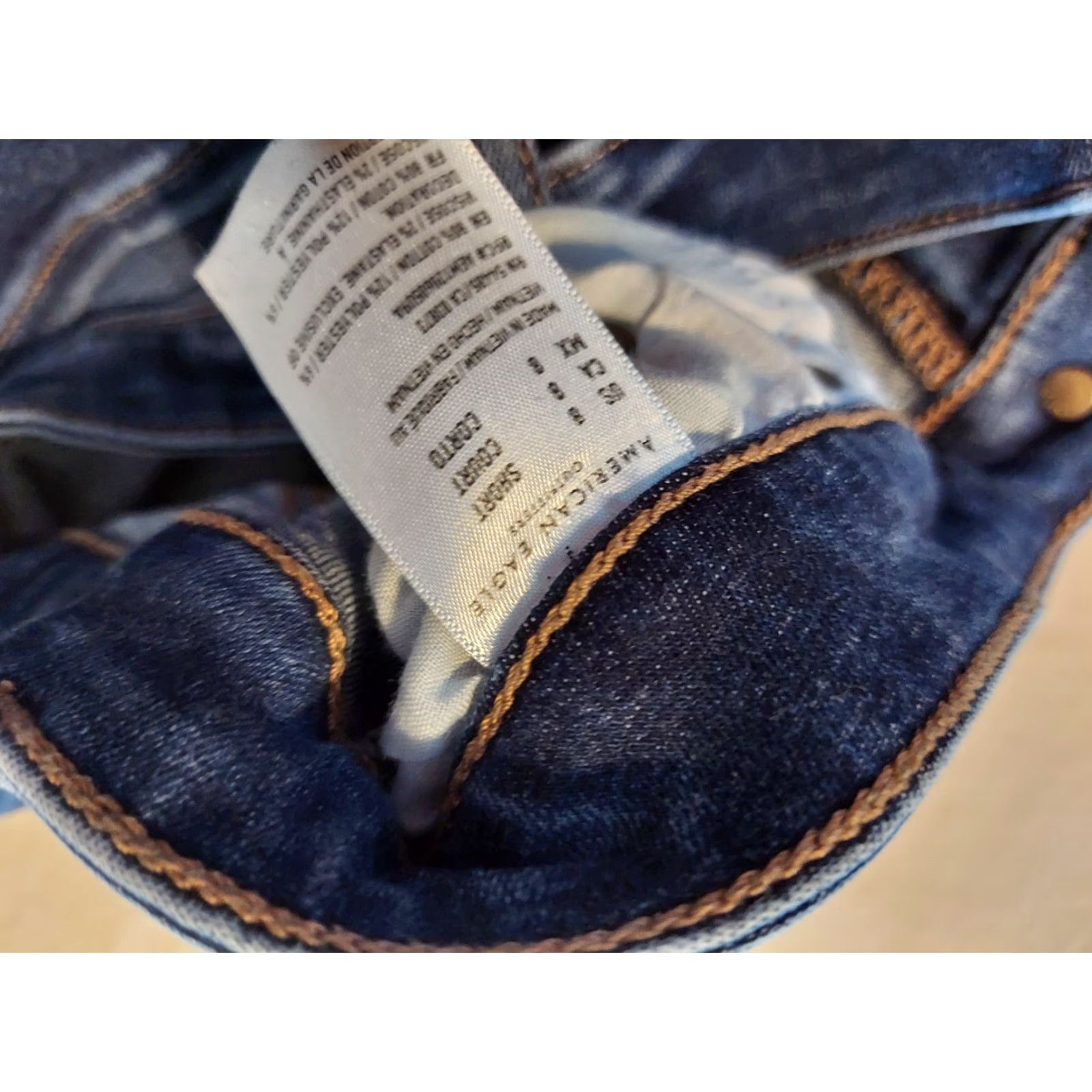 American Eagle Outfitters Womens American Eagle Outfitters Jeans 8 Short Denim Cotton Flared Blue Size 30" / US 8 / IT 44 - 6 Thumbnail