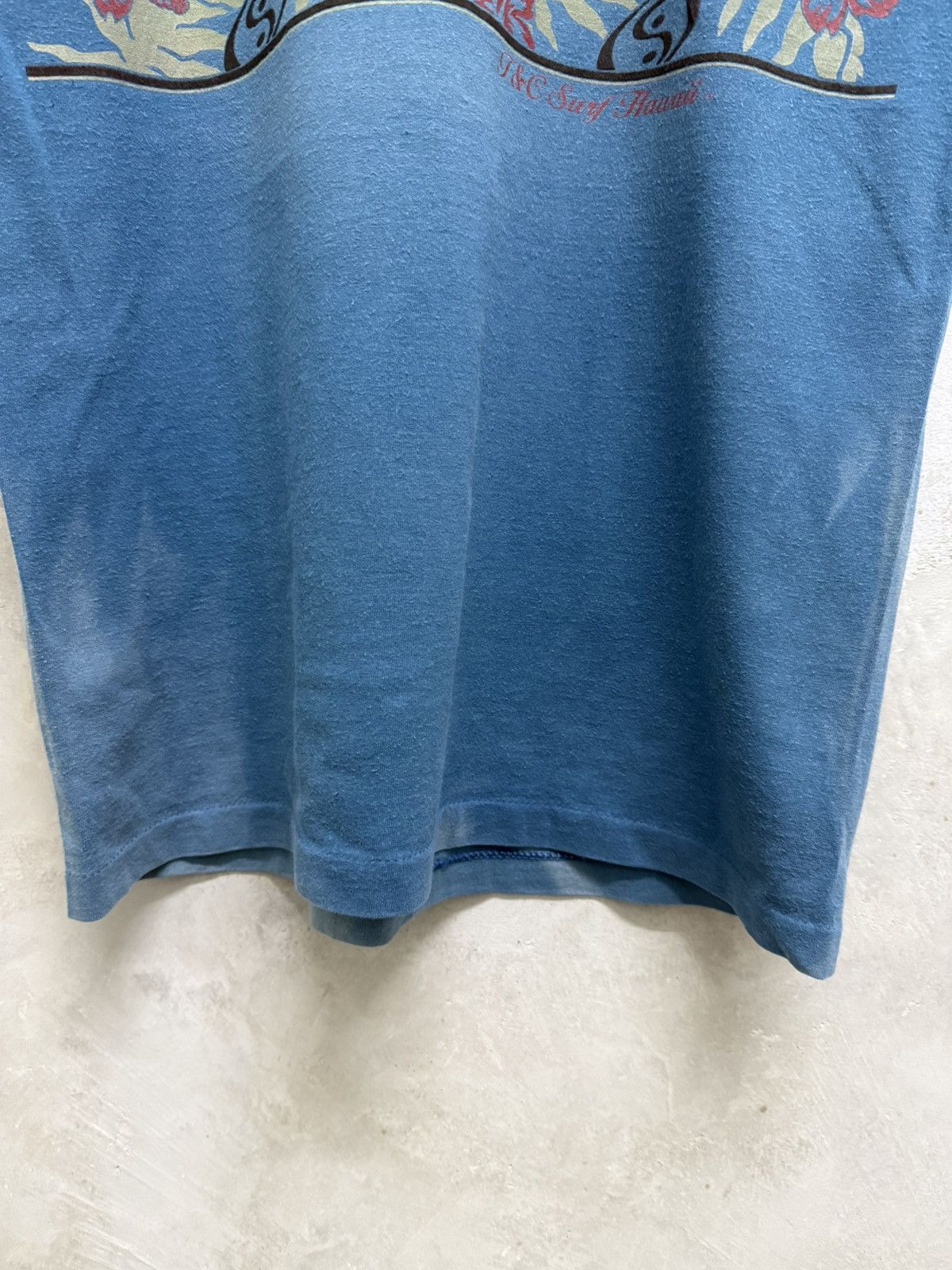 Billabong Vintage 90s T&C Surf Hawaiian Faded Tshirt Size US L / EU 52-54 / 3 - 3 Thumbnail