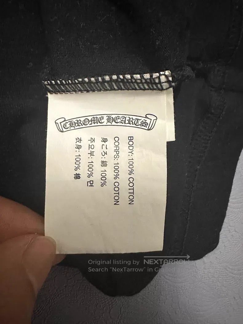 Chrome Hearts CHROME HEARTS Size XL Roll-up black T-shirt Size US XL / EU 56 / 4 - 7 Thumbnail
