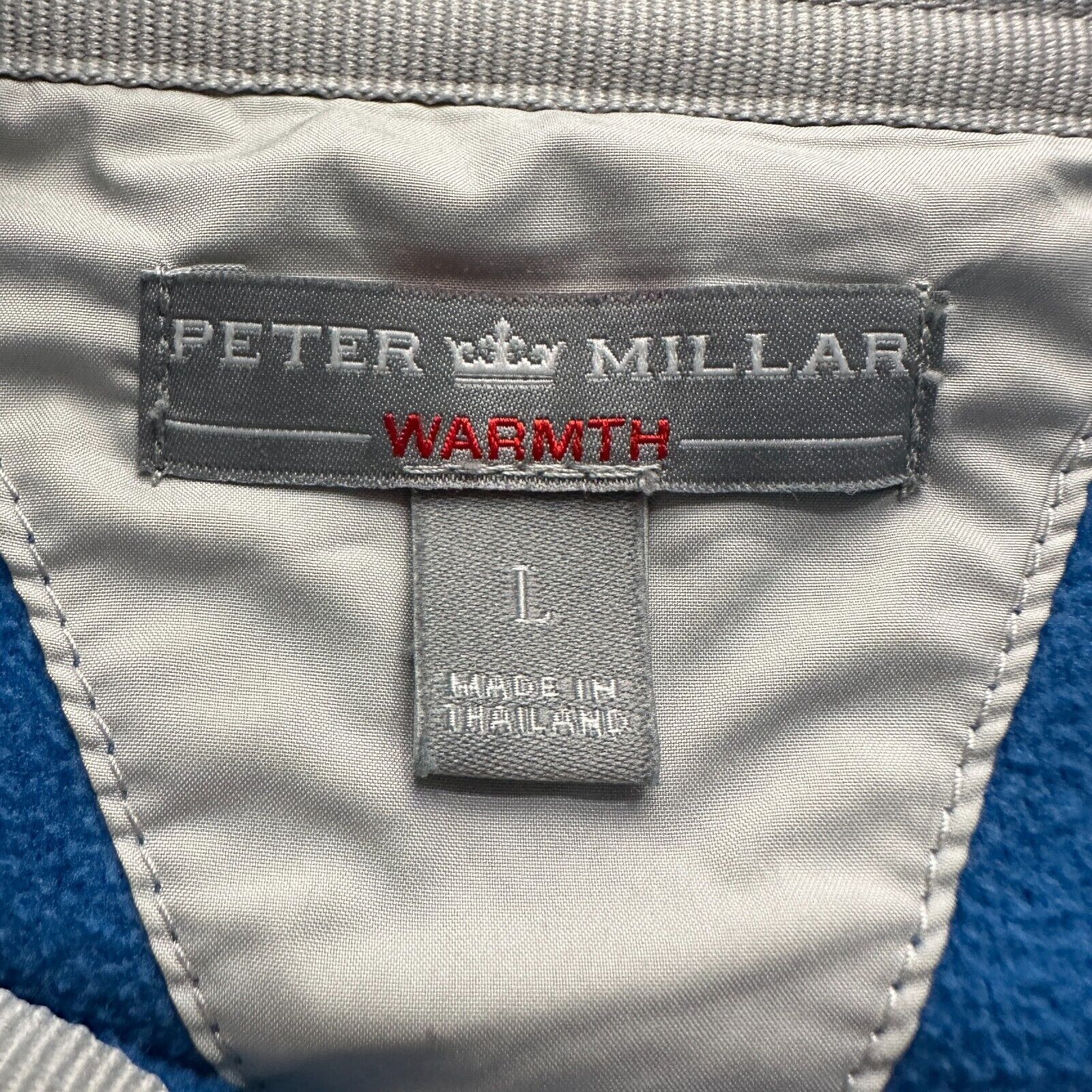 Peter Millar Peter Millar Warmth Jacket Men’s L Blue Fleece Laurel Creek Size US L / EU 52-54 / 3 - 7 Thumbnail