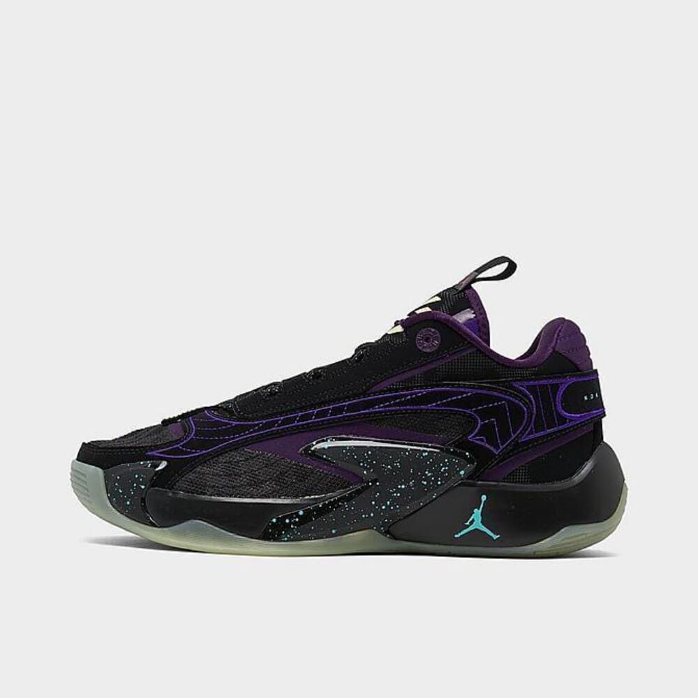 image of Nike Jordan Luka 2 Black/glow-Grand Purple Dz3498-001 Shoes in Black/Glow/Grand Purple (Size 7)