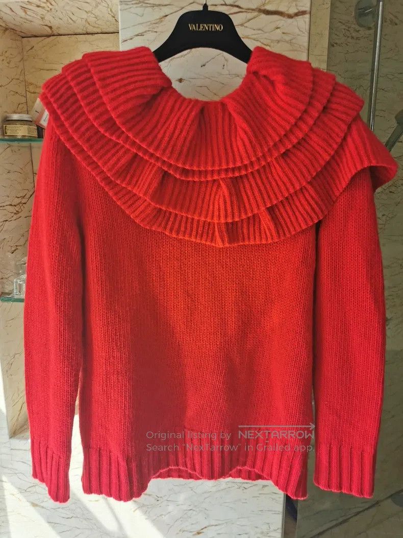 Valentino Valentino Petal collar sweater Size S / US 4 / IT 40 - 3 Thumbnail