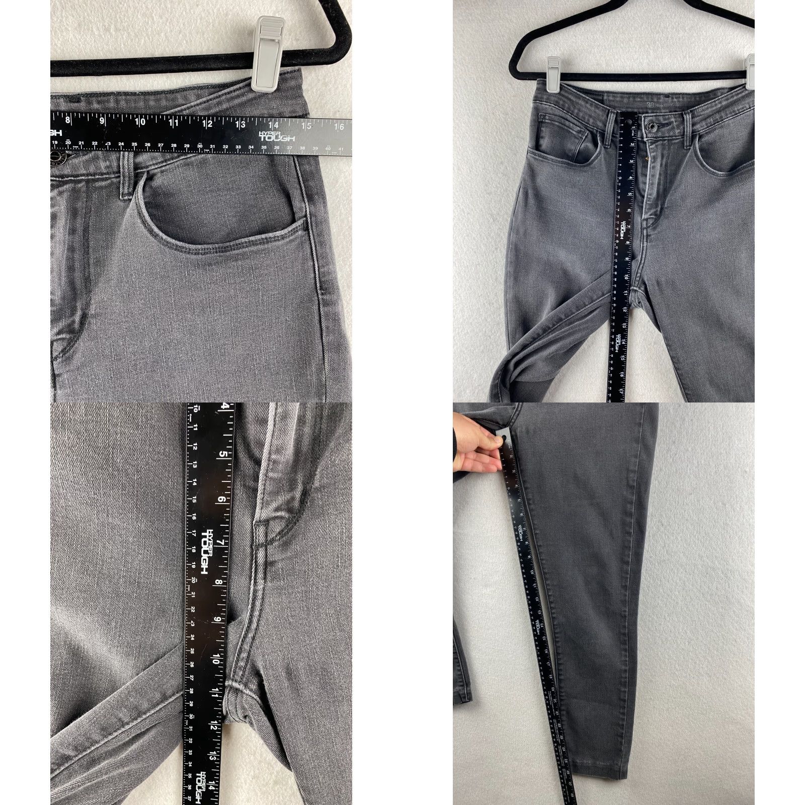 Levi's Levi's Jeans Womens 30 Black High Rise Skinny Stretch Denim Dark Wash 30x26 Pants Regular Ladies Size 30" / US 8 / IT 44 - 8 Thumbnail