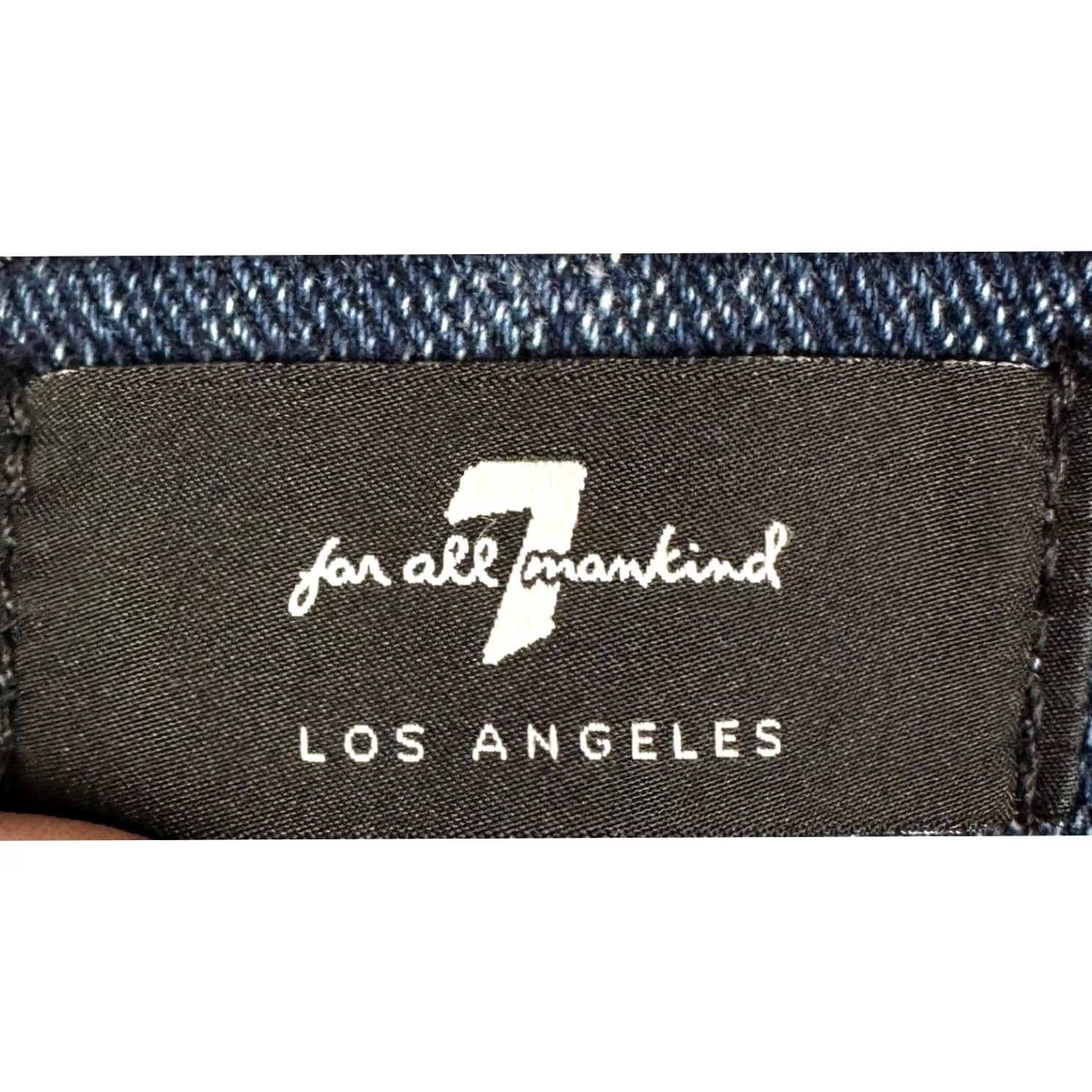 7 For All Mankind 7 For All Mankind Slimmy Jeans Mens 38 Blue Slim Straight Stretch Distressed EUC Size US 38 / EU 54 - 3 Thumbnail