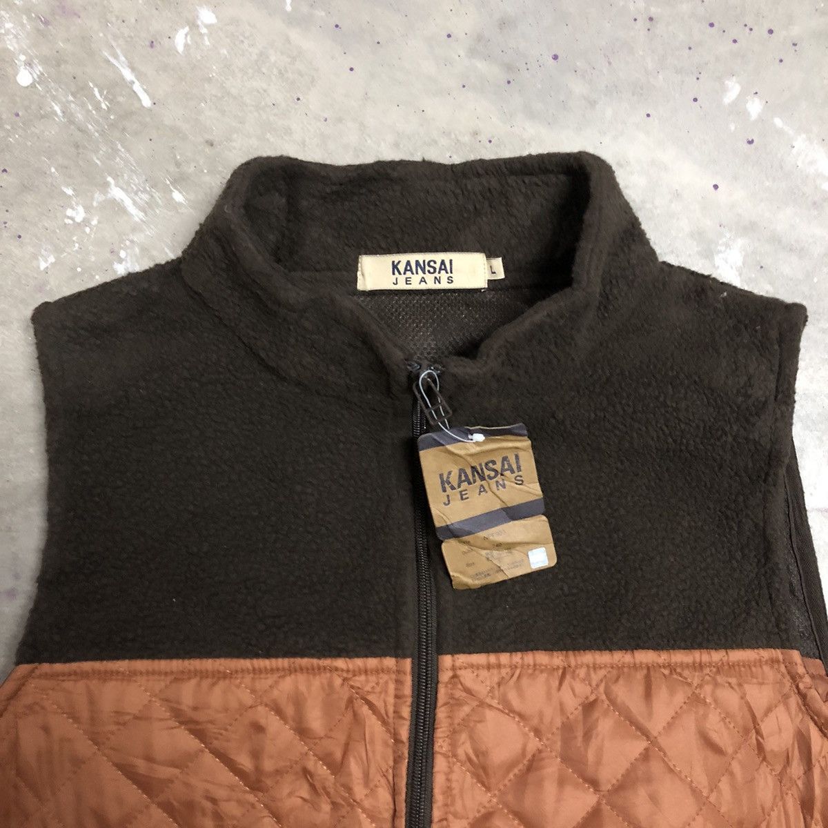 Designer × Japanese Brand × Kansai Yamamoto By Kansai Yamamoto!!! Kansai Jeans Winter Vest Size US L / EU 52-54 / 3 - 4 Thumbnail