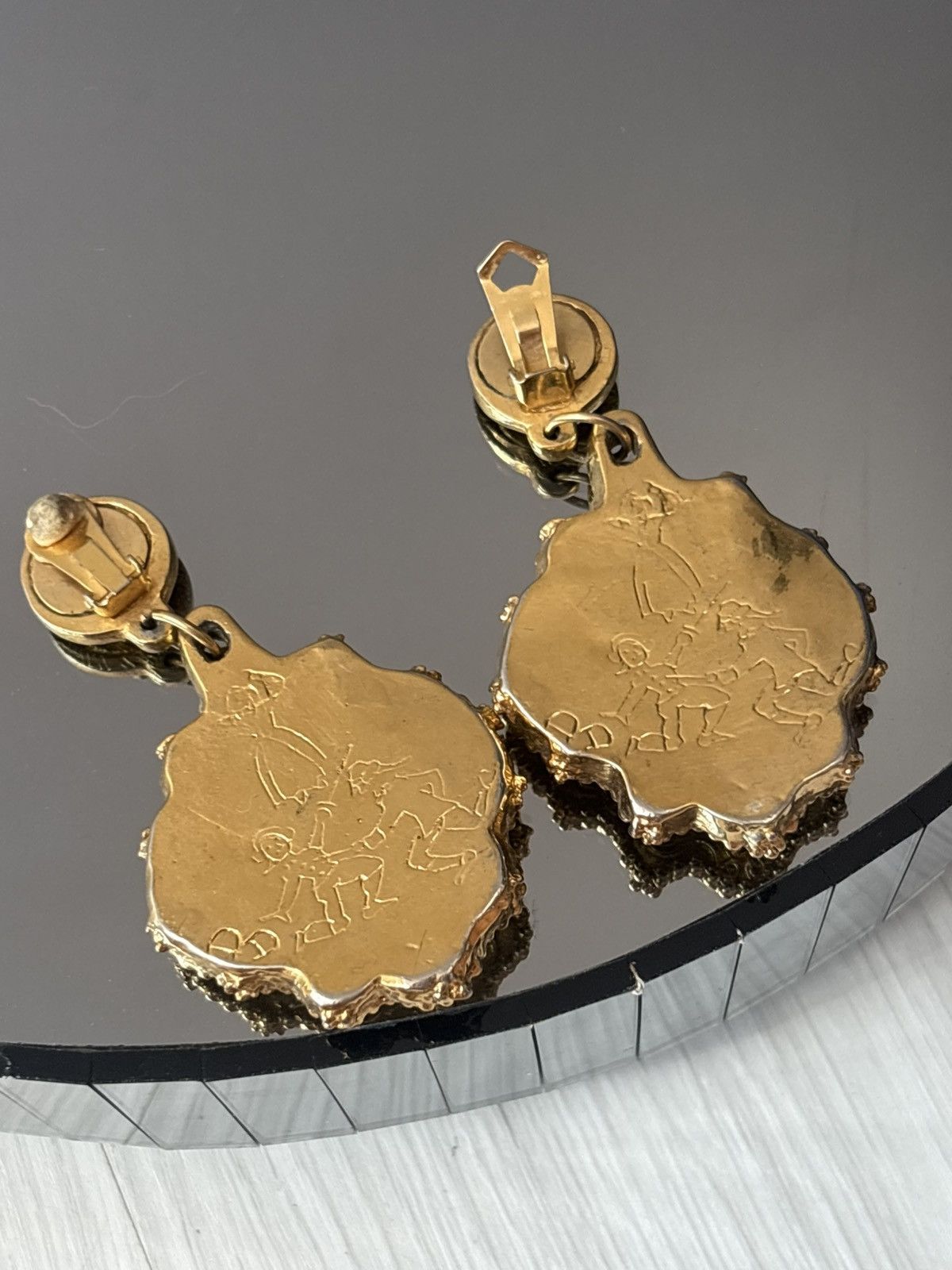 Vintage 1960’s made in France earrings Size ONE SIZE - 15 Thumbnail