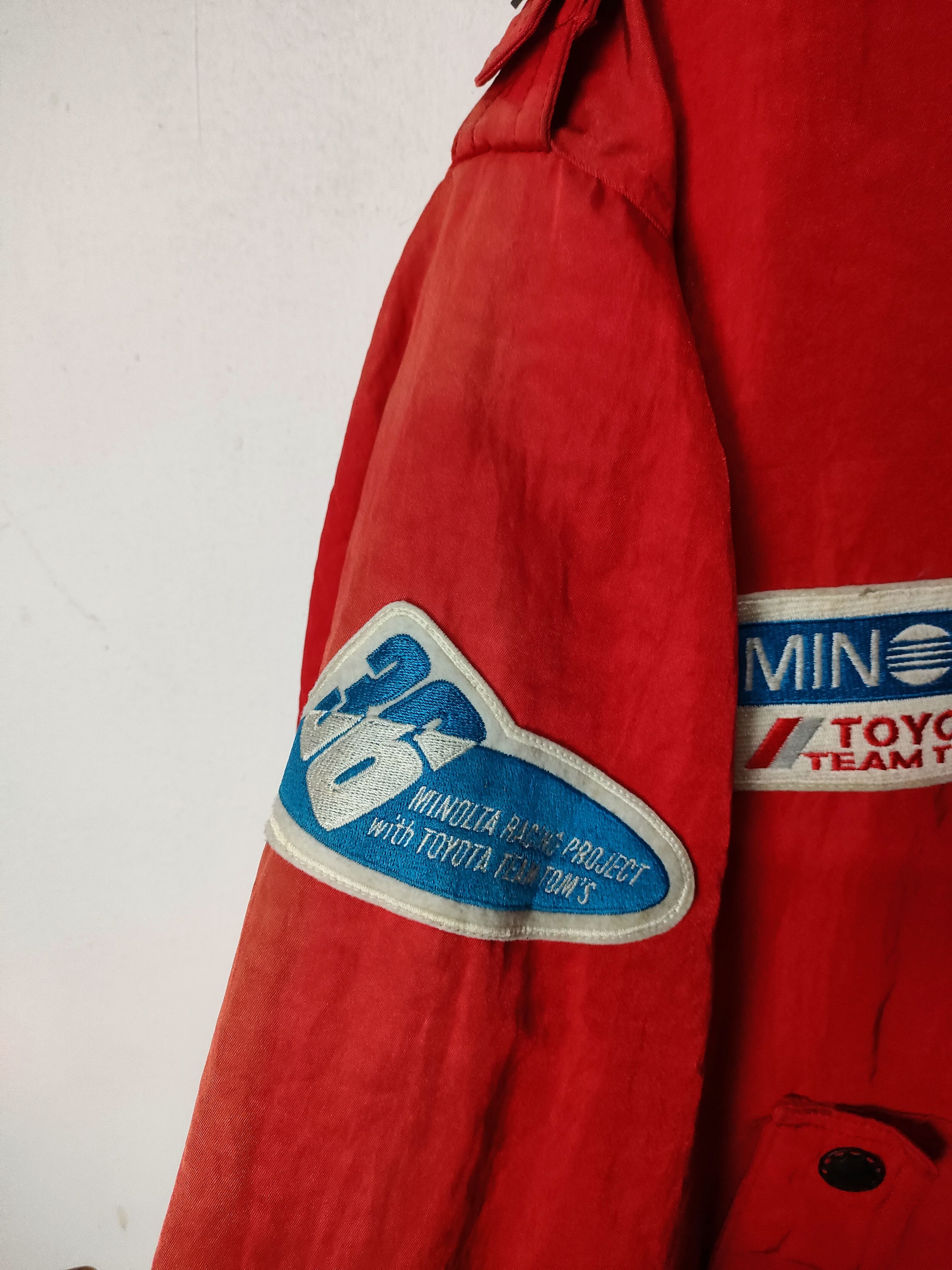 Vintage MINOLTA Toyota Team Tom's Bomber Jacket