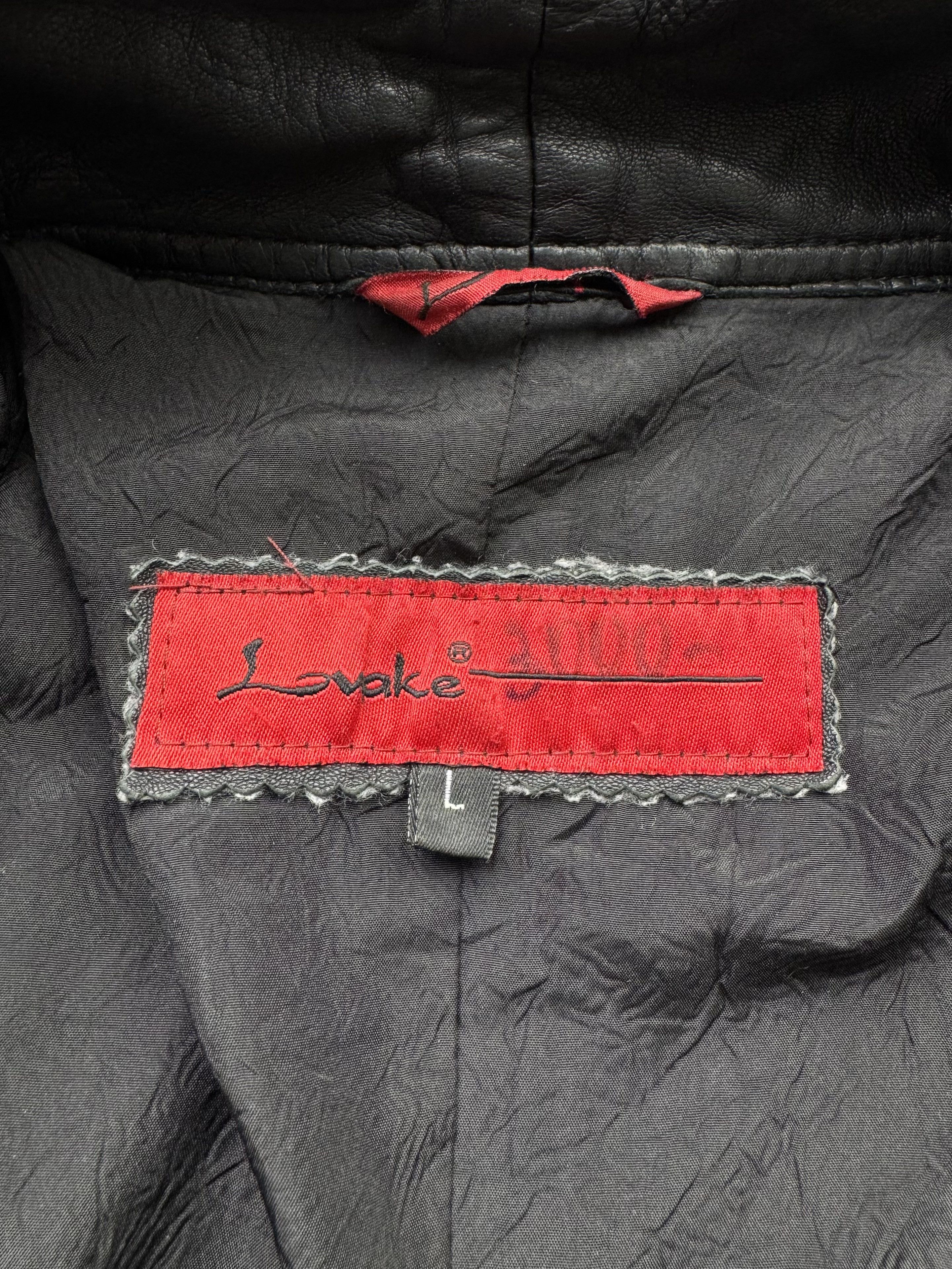 Japanese Brand Vintage Leather Cropped Jacket (E4) Size L / US 10 / IT 46 - 5 Thumbnail