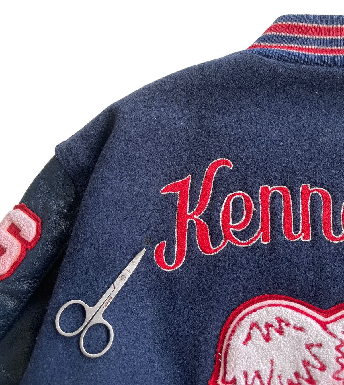 Delong Vintage 70s Delong Kennedy Varsity Jacket Size US M / EU 48-50 / 2 - 13 Thumbnail