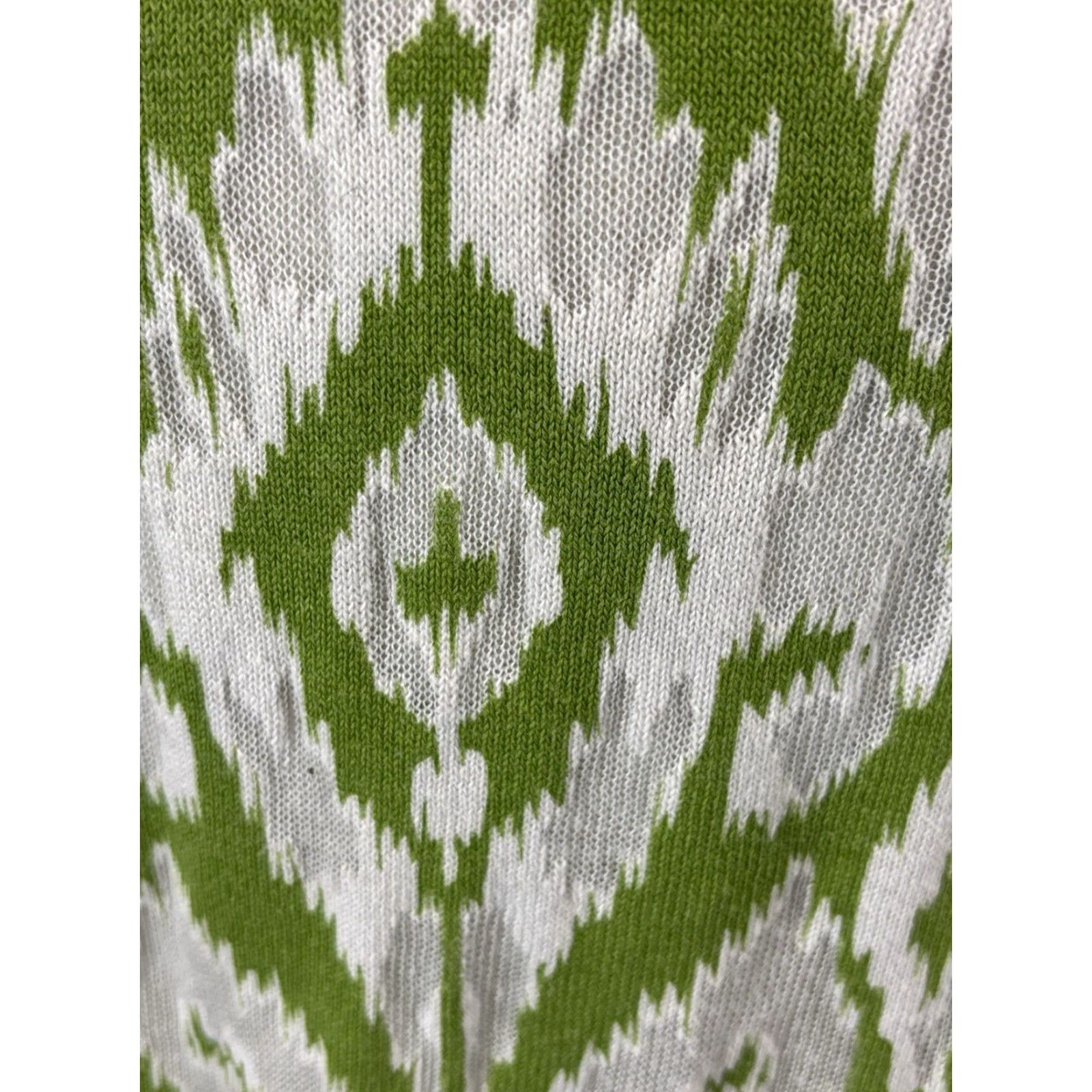 Vintage VINTAGE Chico's Women Sweater Cardigan Open-Front Cotton Blend Casual Green XL 3/4 Sleeve Size XL / US 12-14 / IT 48-50 - 6 Thumbnail