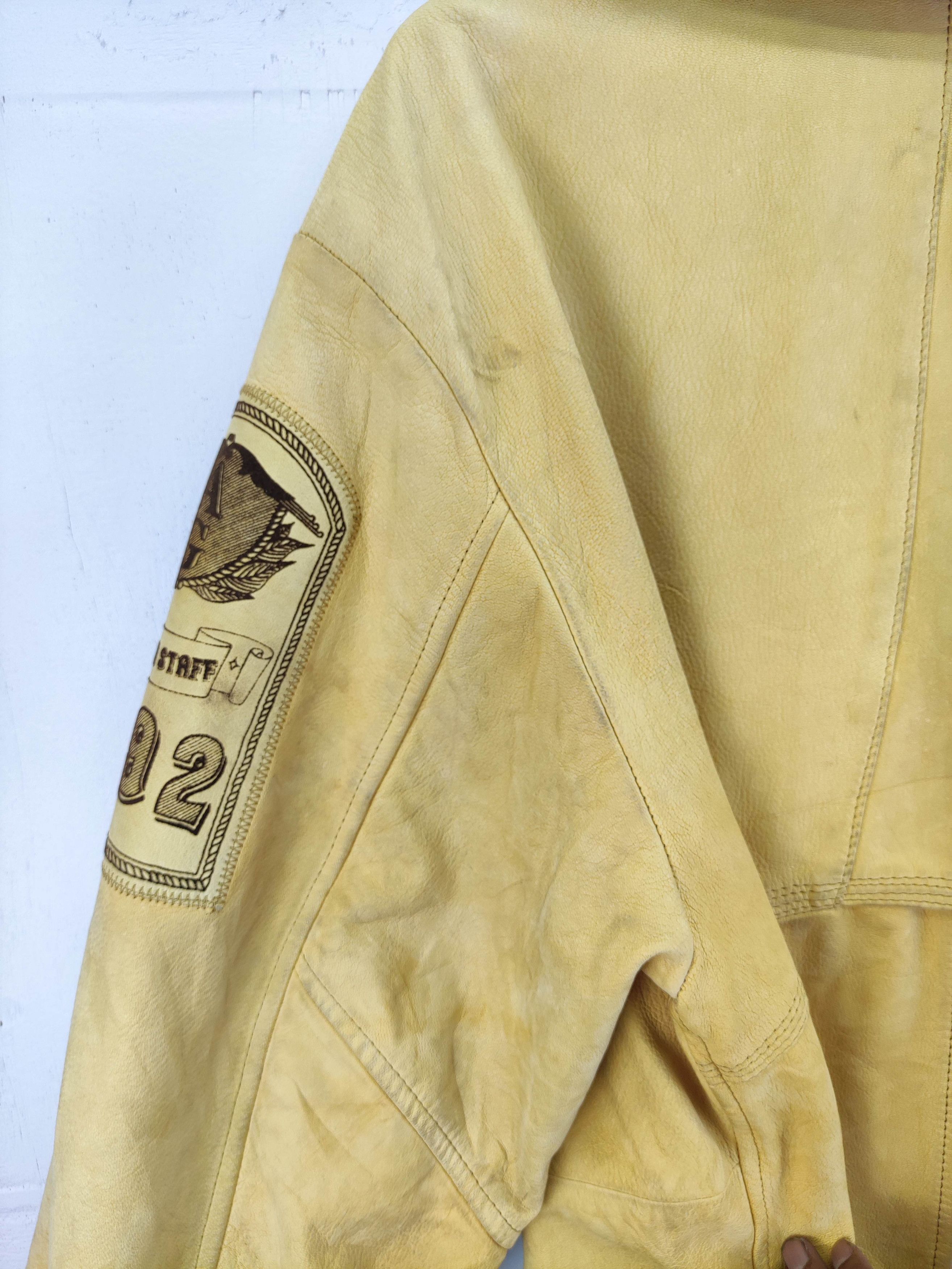 Leather Vintage Albino Gardin Italian Style Leather Jacket Size US L / EU 52-54 / 3 - 9 Thumbnail