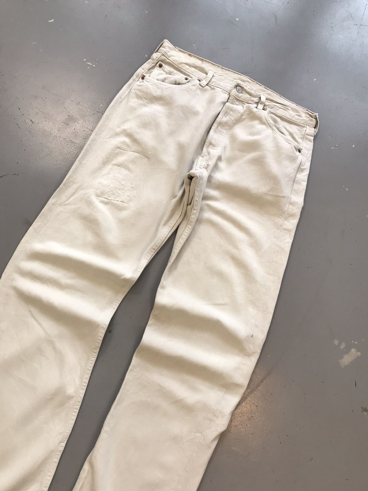 Levi's × Vintage Vintage Levi’s straight fit botten up denim Size US 32 / EU 48 - 3 Thumbnail