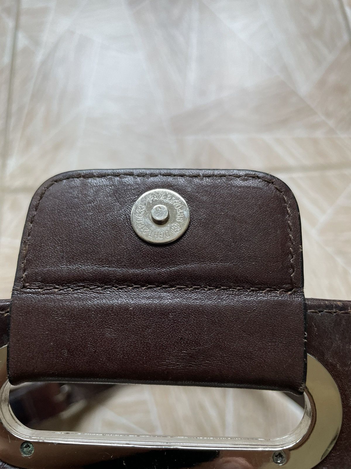 Vintage Retro Vintage Claudio Ferrici Leather Brown Shoulder Bag Size ONE SIZE - 14 Thumbnail