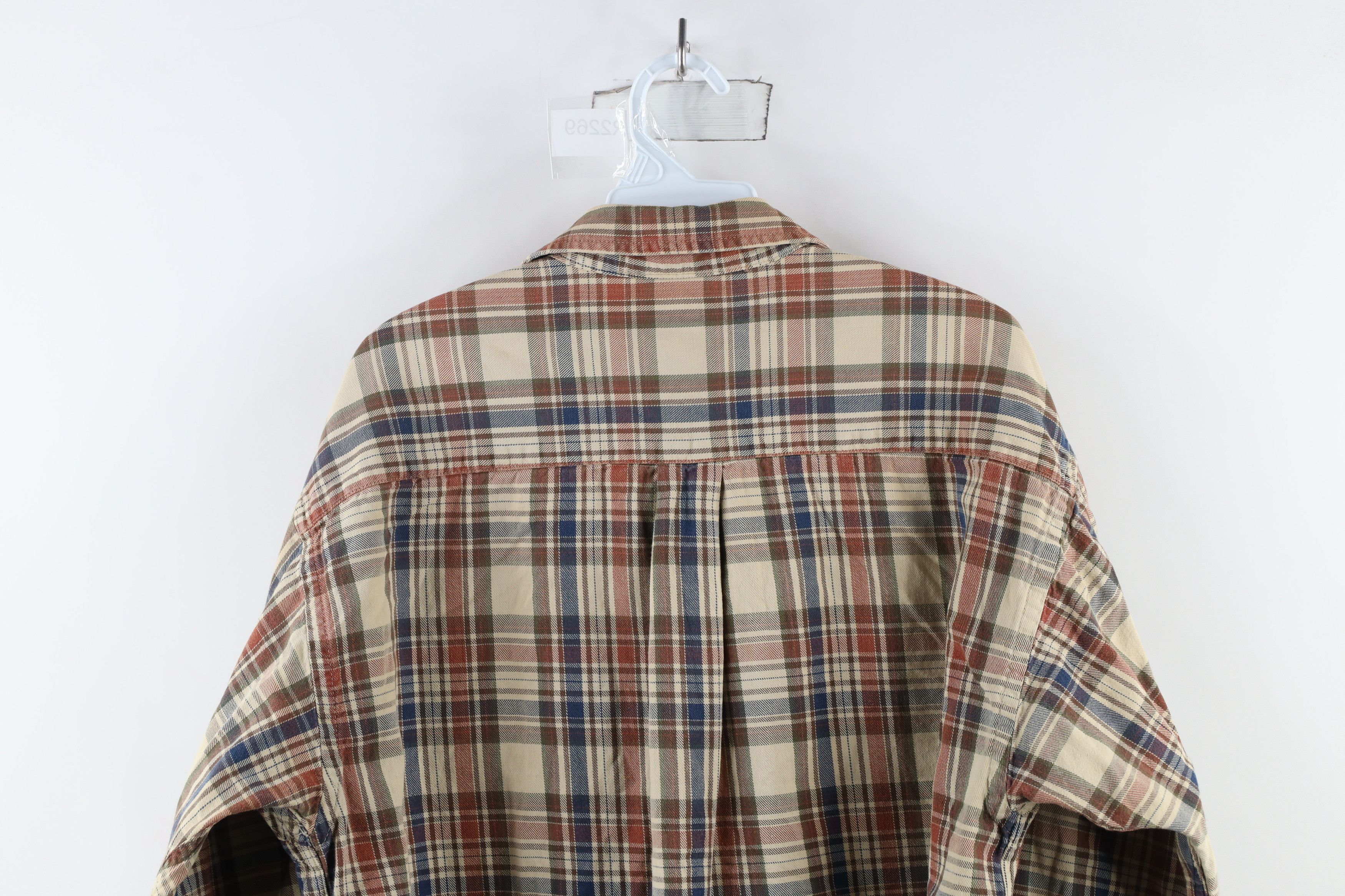 Vintage Vintage 90s Streetwear Flannel Collared Button Shirt Plaid Size US M / EU 48-50 / 2 - 11 Thumbnail
