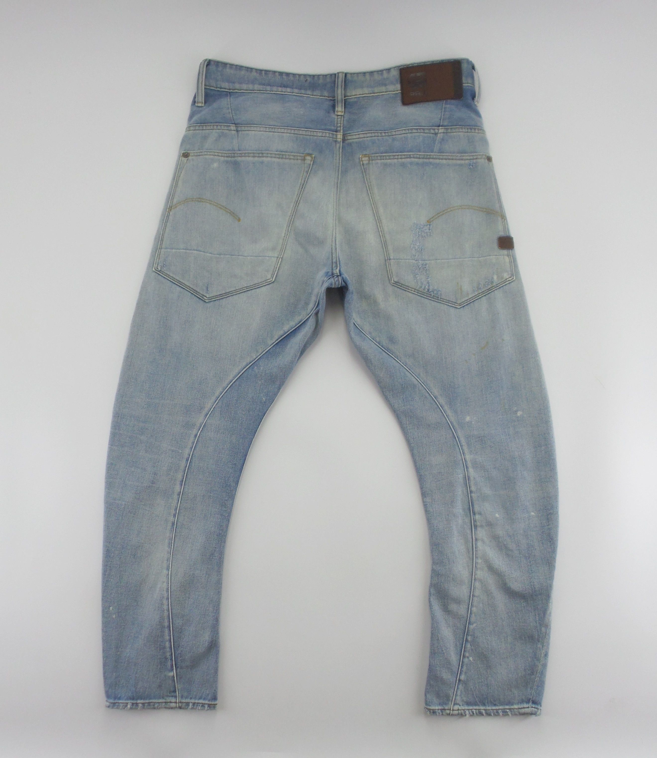 G-Star G-Star Raw Type C 3D Straight Tapered Jeans W35xL27.5 Size US 32 / EU 48 - 7 Thumbnail