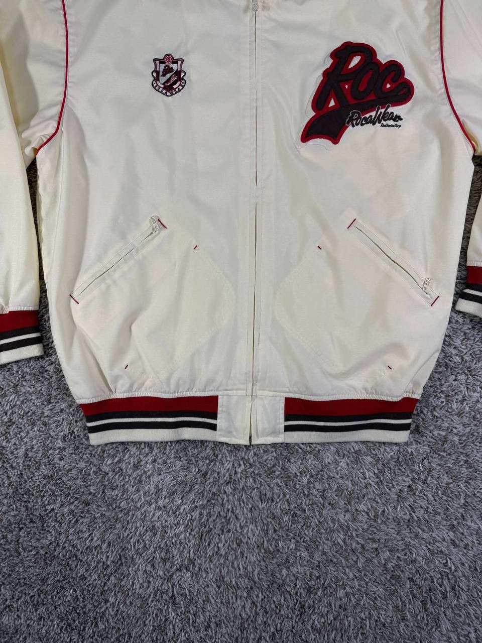Rocawear Vintage Rocawear Varsity Bomber Jacket Y2K Hip Hop Big Patch Size US XL / EU 56 / 4 - 4 Thumbnail