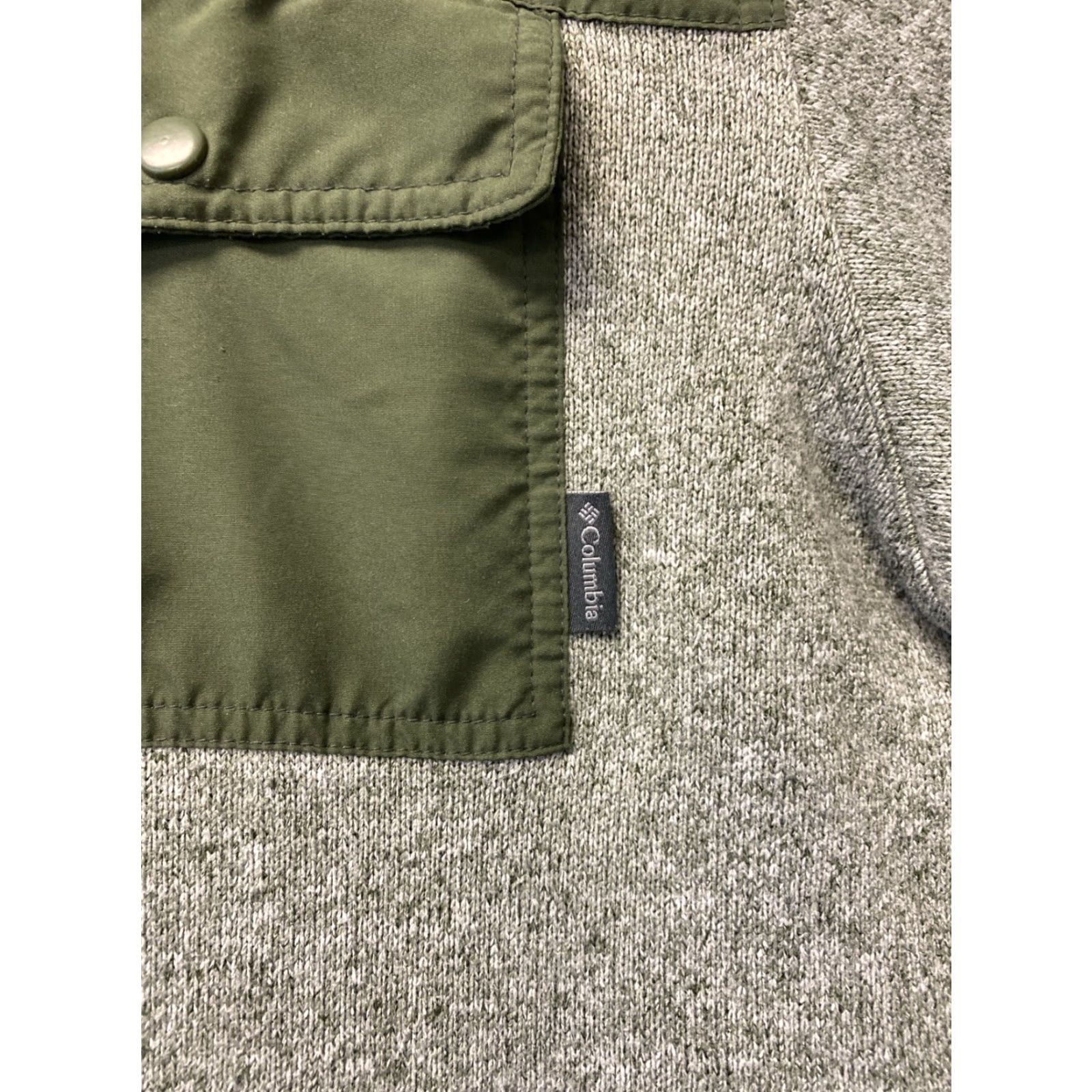 Vintage Columbia Jacket Men’s Large Regular Green Gray Full Zip Pockets Outdoor Light Jacket Men’s Size US L / EU 52-54 / 3 - 3 Thumbnail