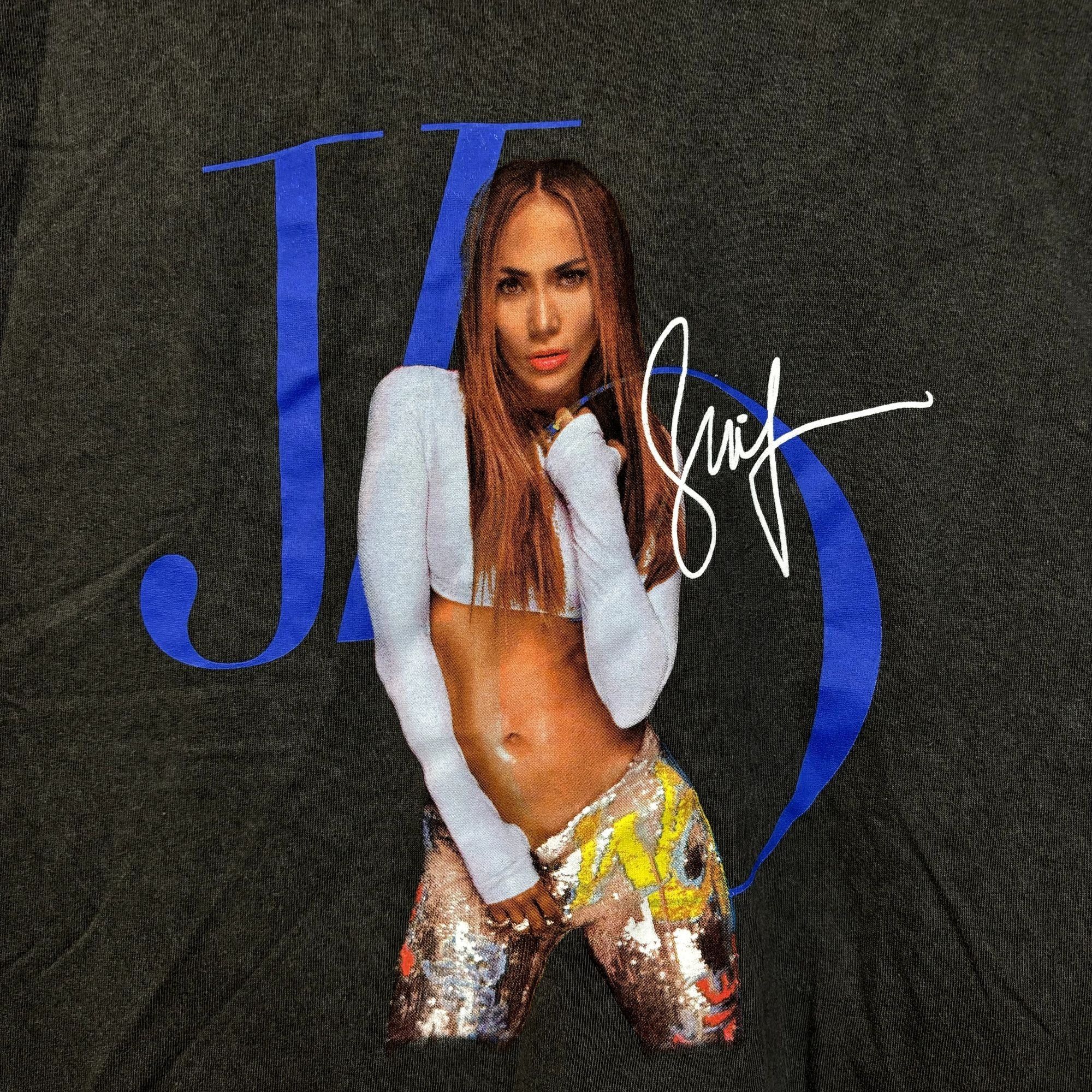 Jennifer Lopez Jennifer Lopez JLO Signature Poster Dance Pop Tee M/L Size US L / EU 52-54 / 3 - 2 Thumbnail