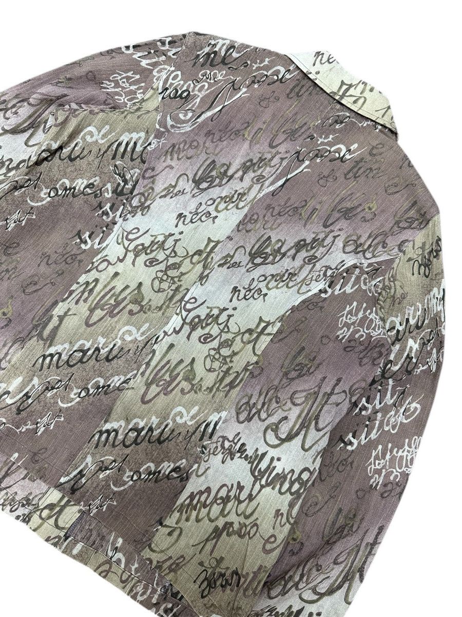 Issey Miyake 2000s DIANE ABSTRACT QUOTES AOP ISSEY MIYAKE STYLE SHIRT Size US L / EU 52-54 / 3 - 7 Thumbnail