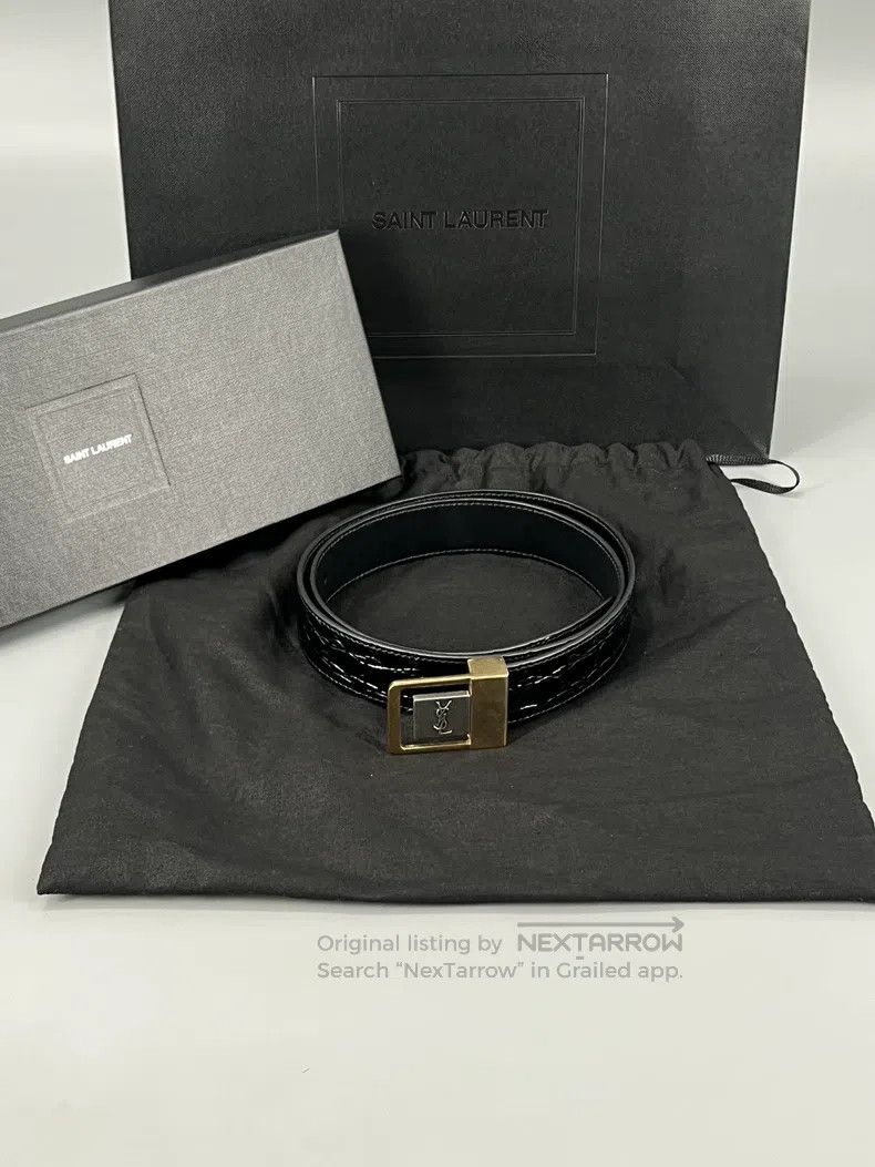 Saint Laurent Paris Saint Laurent Paris Belt i Size ONE SIZE - 4 Thumbnail