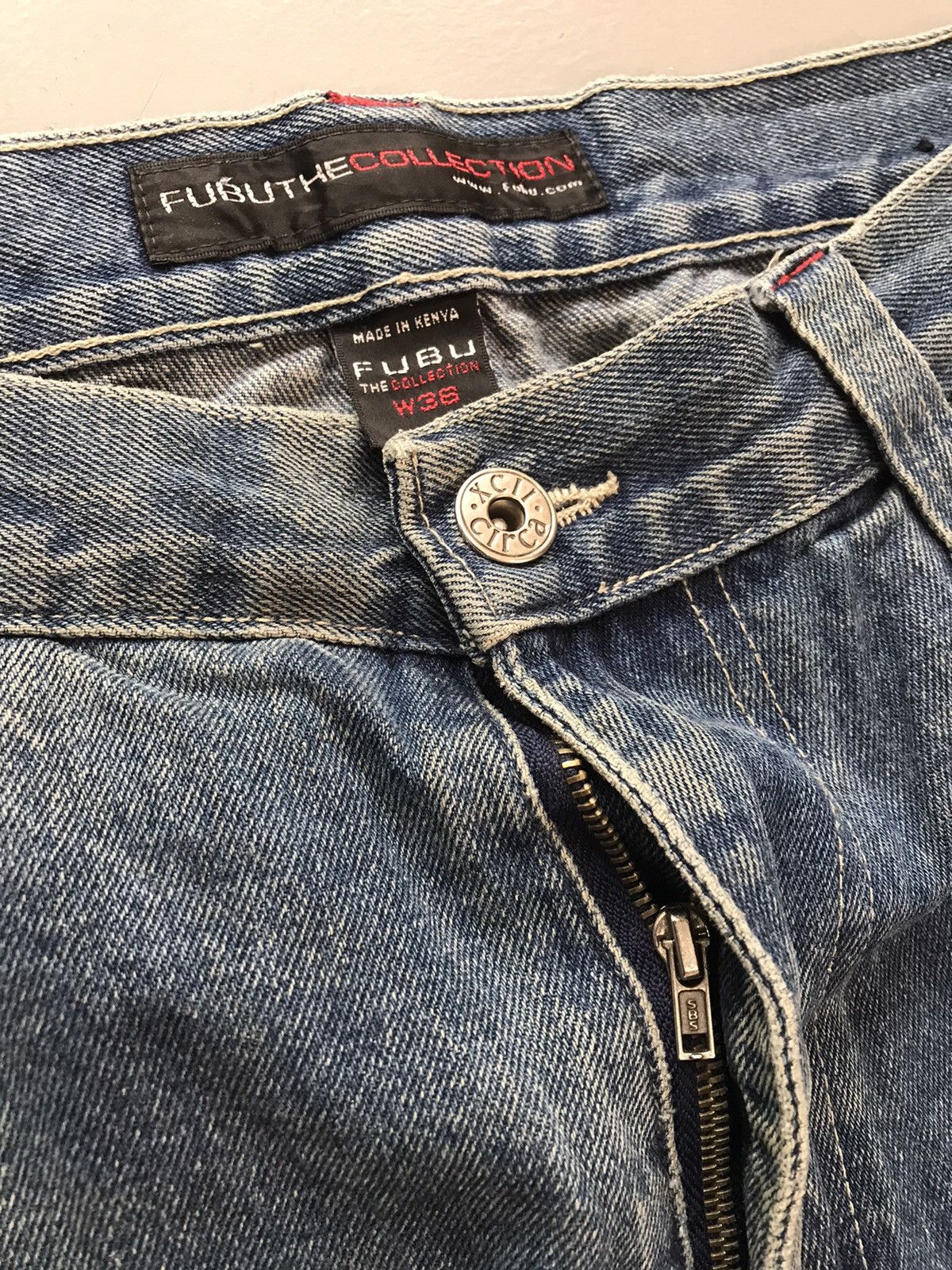 Fubu × Vintage Vintage Fubu the collection straight fit denim Size US 36 / EU 52 - 4 Thumbnail