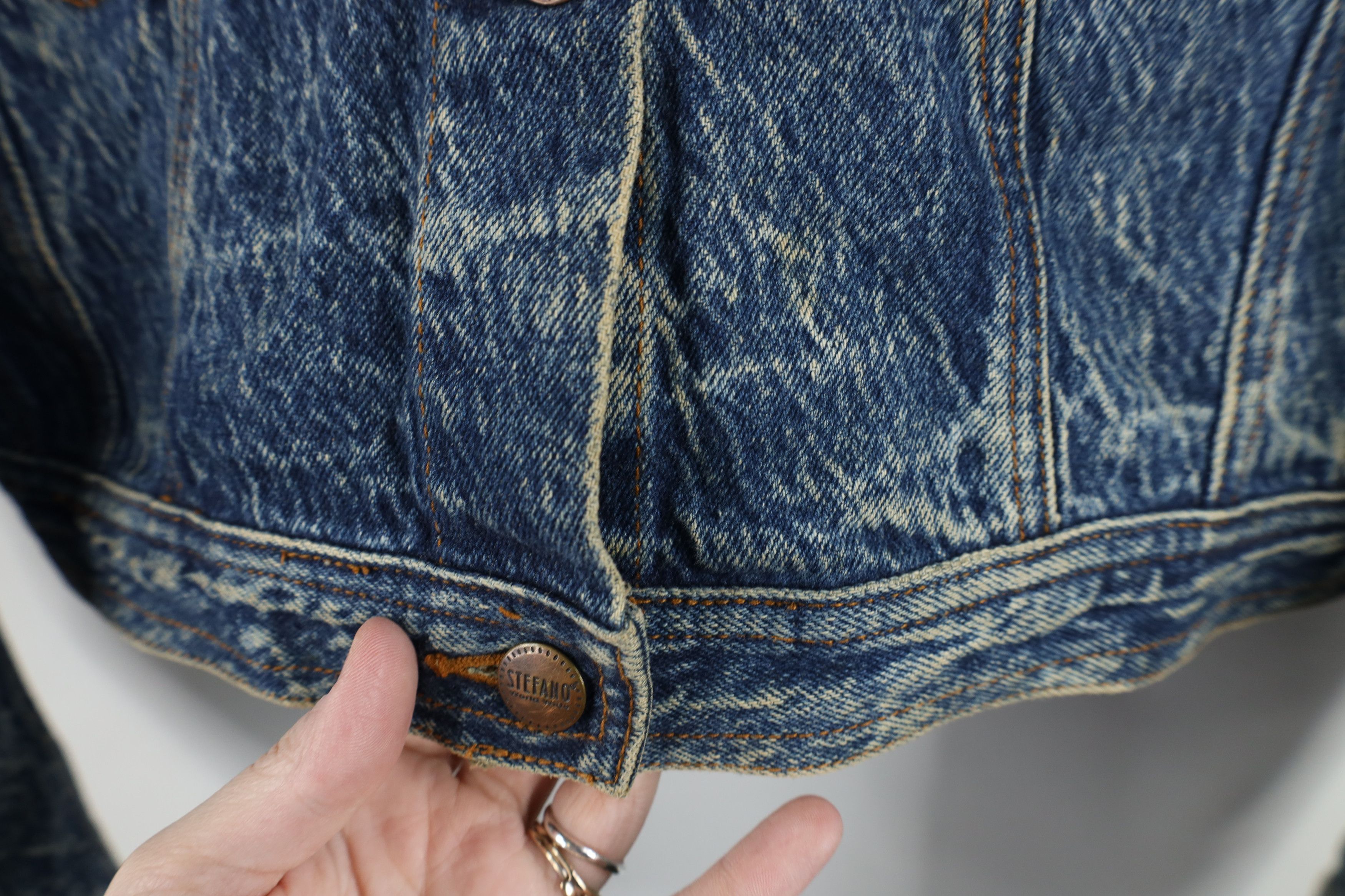 Vintage Vintage 90s Streetwear Acid Wash Denim Trucker Jacket Size M / US 6-8 / IT 42-44 - 7 Thumbnail