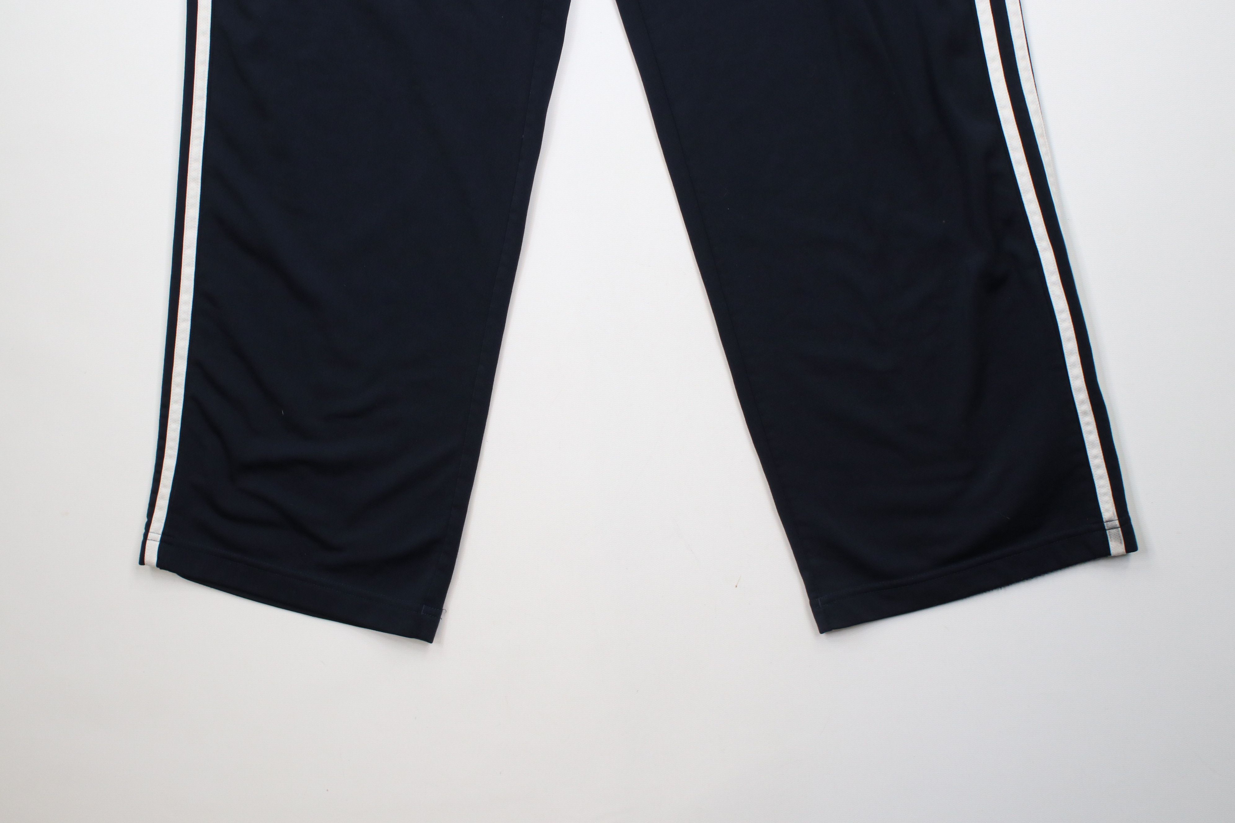 Adidas × Vintage Vintage Y2K Adidas Spell Striped Wide Leg Sweatpants Blue Size US 38 / EU 54 - 4 Thumbnail