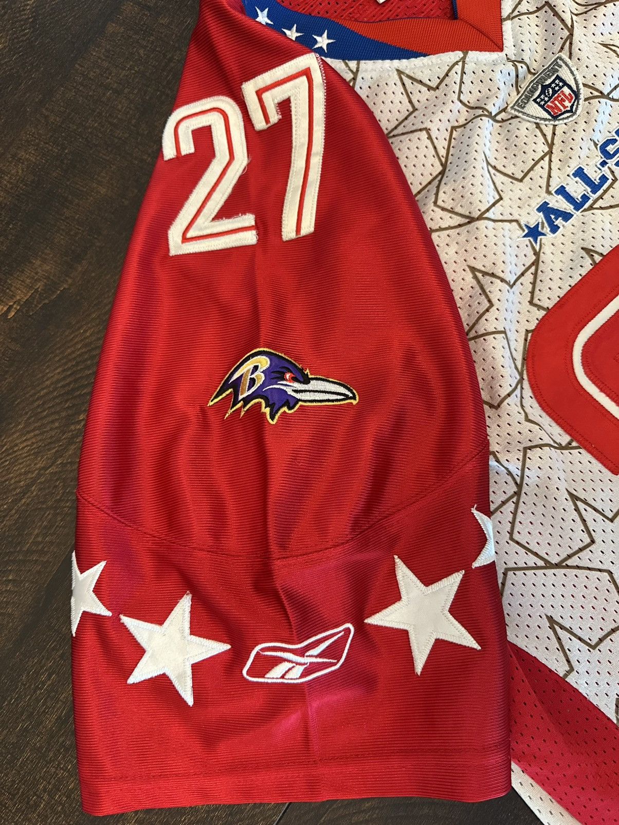 Reebok Reebok Pro Bowl 2010 Ray Rice #27 Auto Jersey Men's Size 50 Size US L / EU 52-54 / 3 - 9 Thumbnail